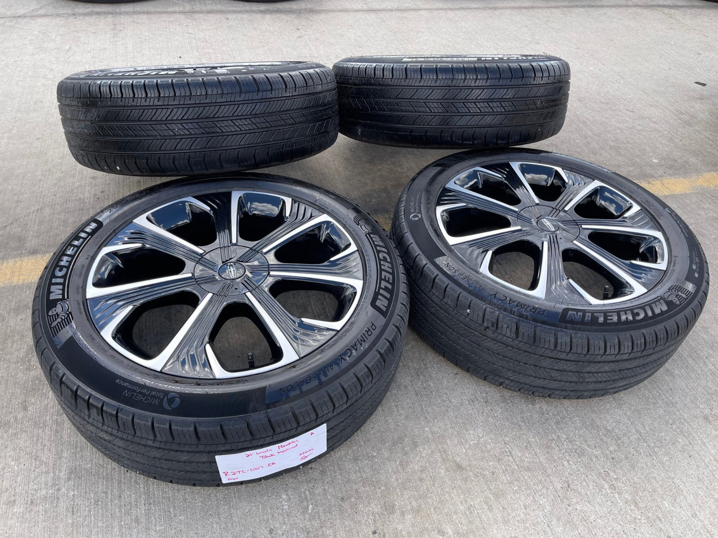 21" Lincoln Nautilus Black Label OEM 10563 rims wheels 2025 2026 NEW MICHELIN