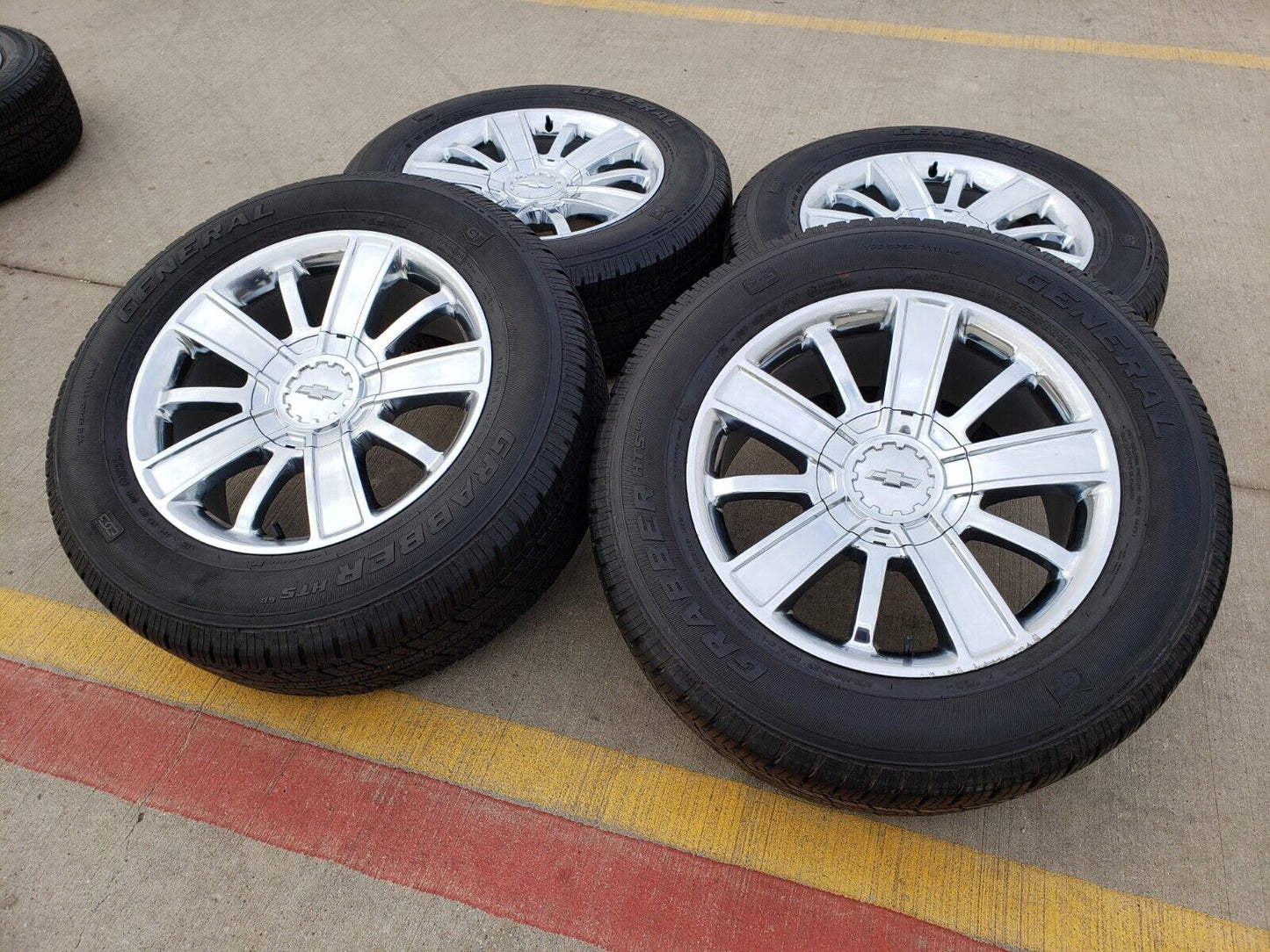 20" Chevy Silverado Tahoe OEM wheels rims 5653 CHROME 2016 2017 2018 2019 2020