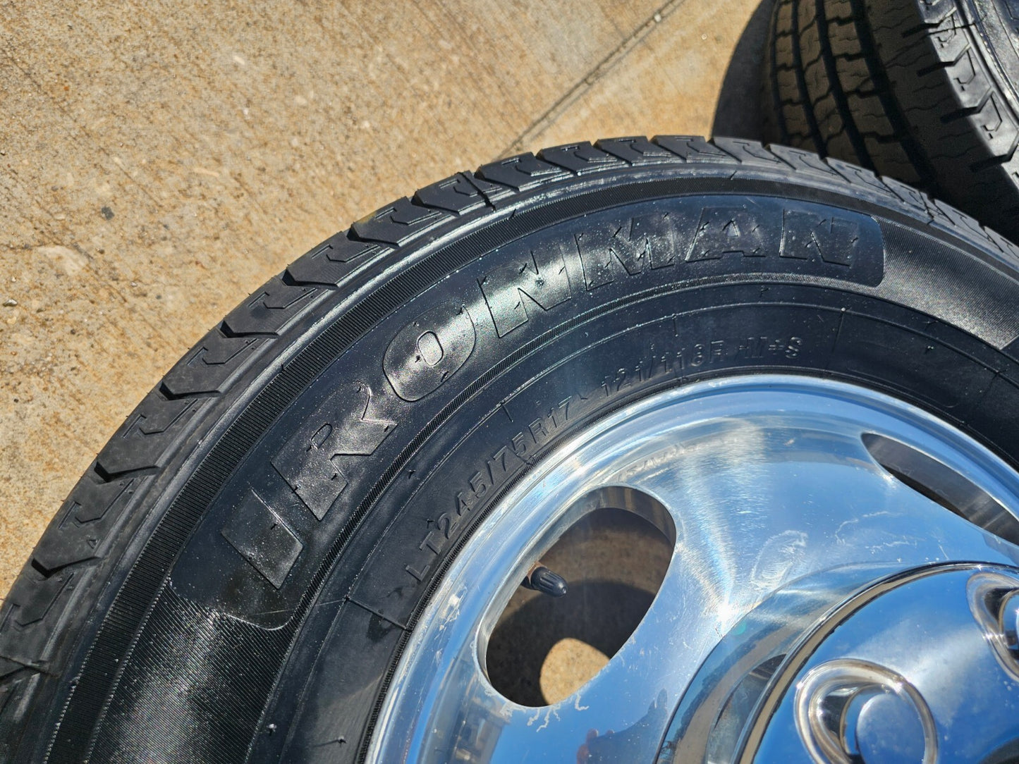 17" Ford F-350 Dually OEM rims wheels 3618 3619 99016 tires IRONMAN NEW