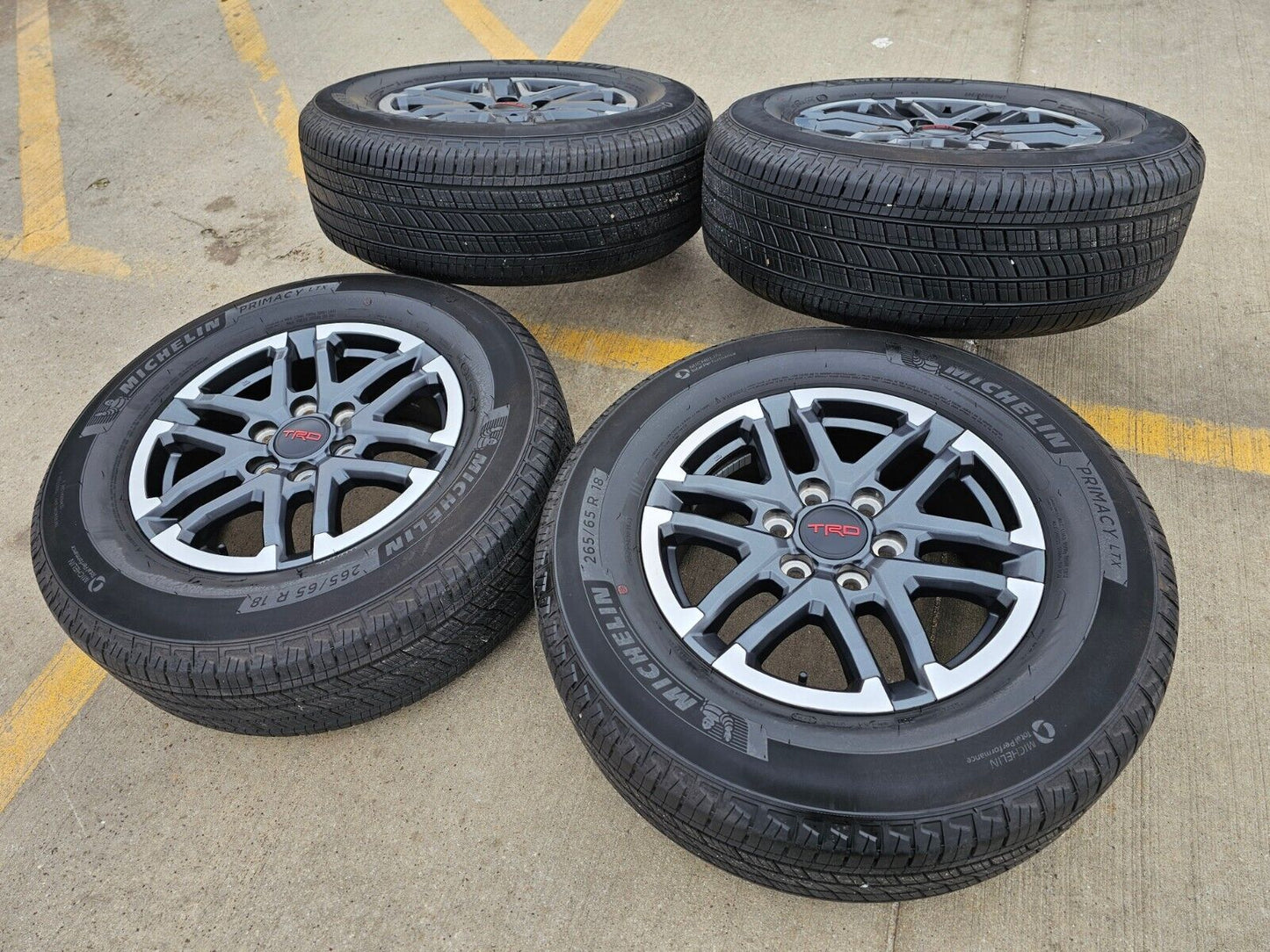 18" Toyota Tacoma TRD OEM black wheels rims tires 4Runner 2024 2025