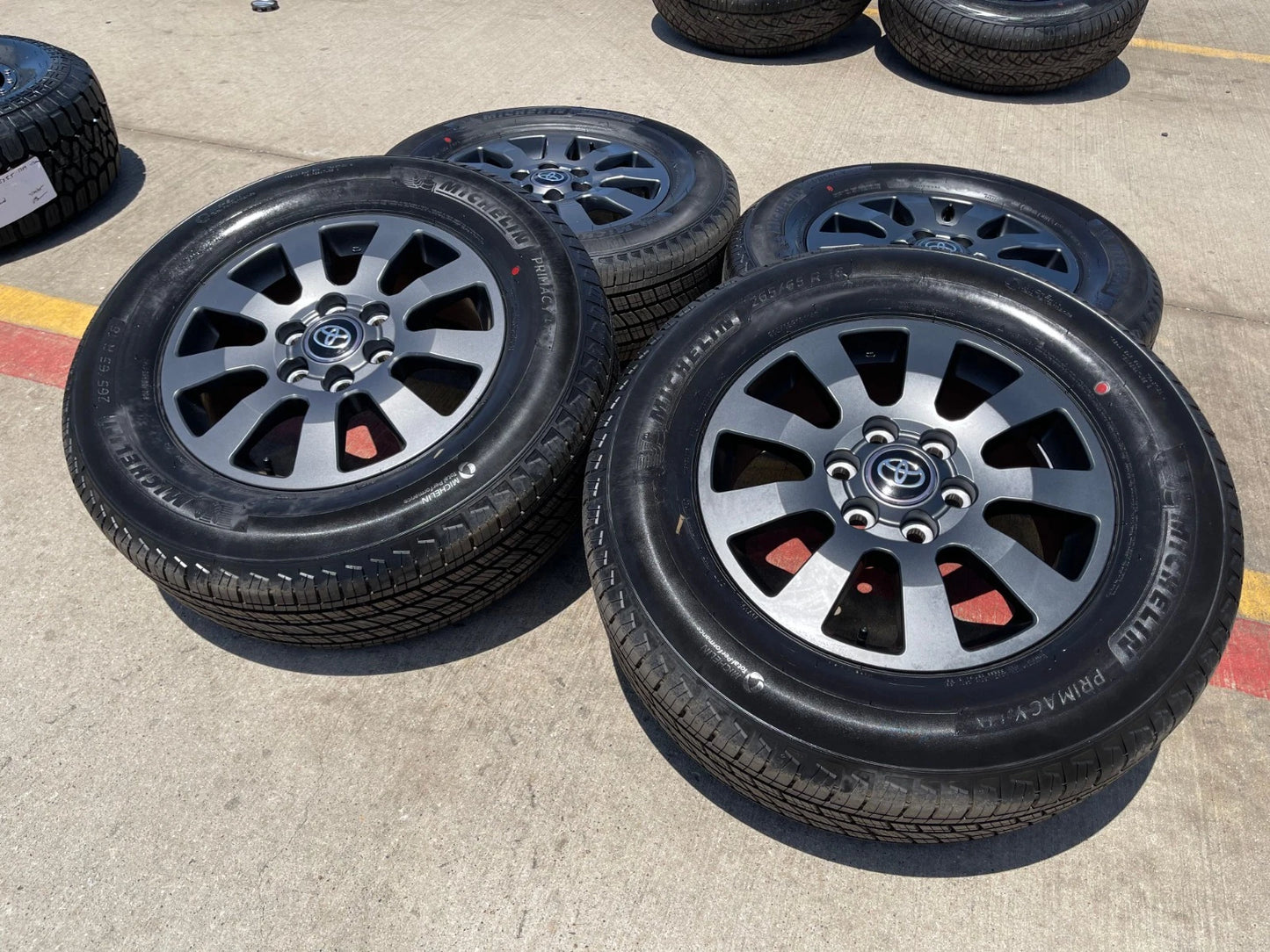 18" Toyota Land Cruiser OEM TRD wheels rims 95952 Tundra Sequoia MICHELIN NEW