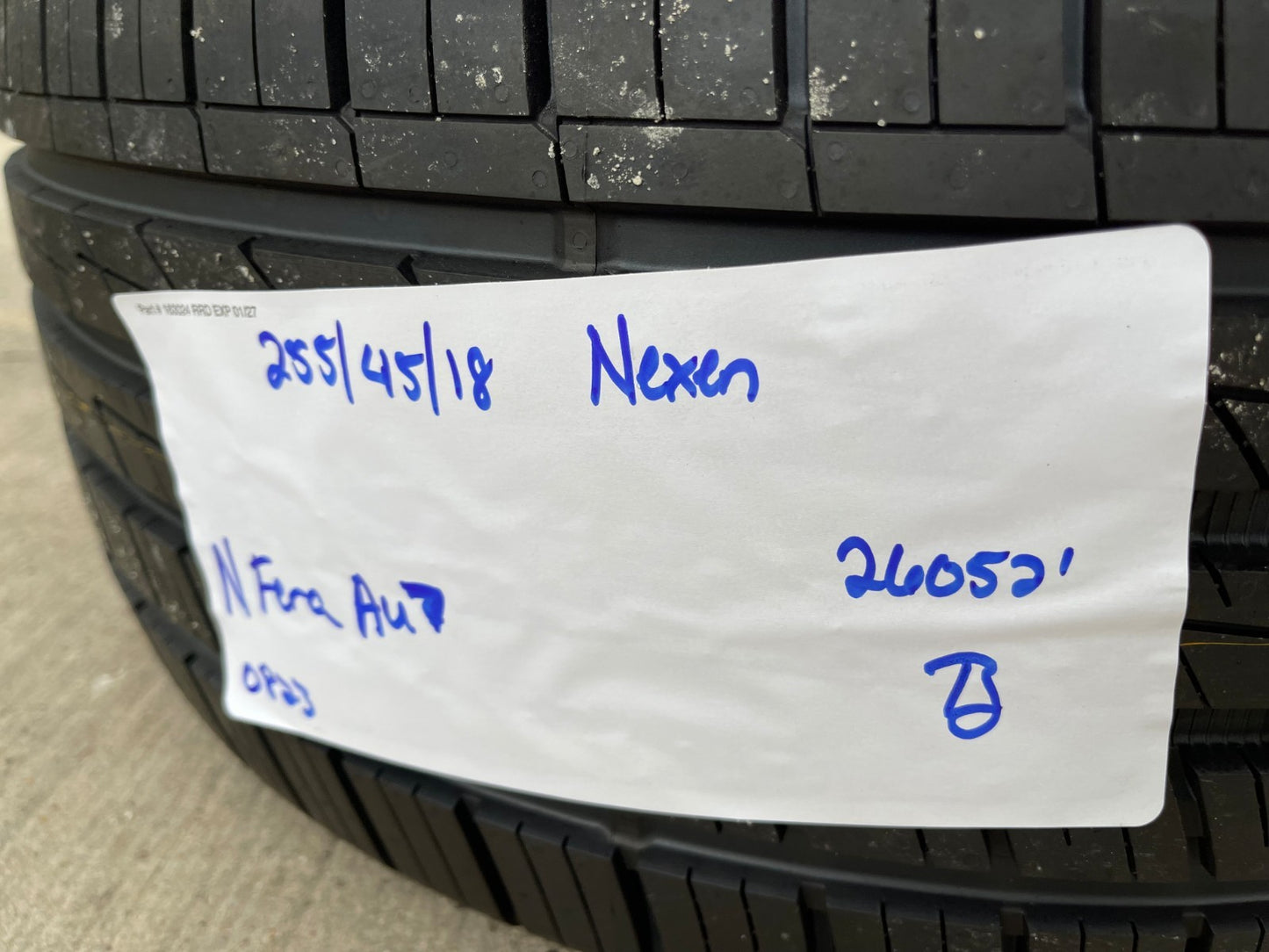 (1) 255/45/18 Nexen N'Fera AU7 A/S tire 255/45R18 99W NEW