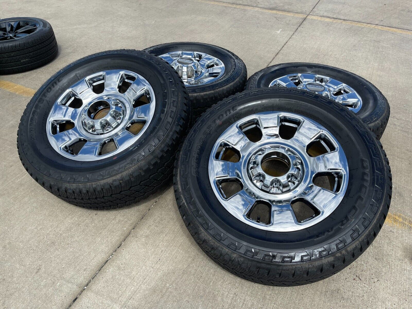 20" Ford F-250 F-350 OEM chrome Lariat wheels rims 10295 tires 2023 2024