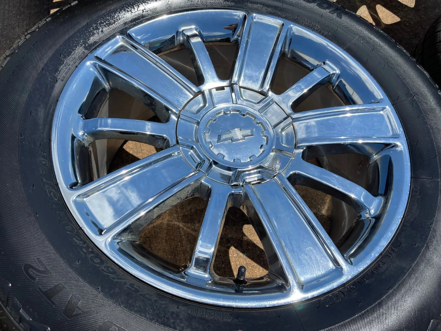 20" Chevy Silverado Tahoe OEM wheels rims 5653 CHROME tires