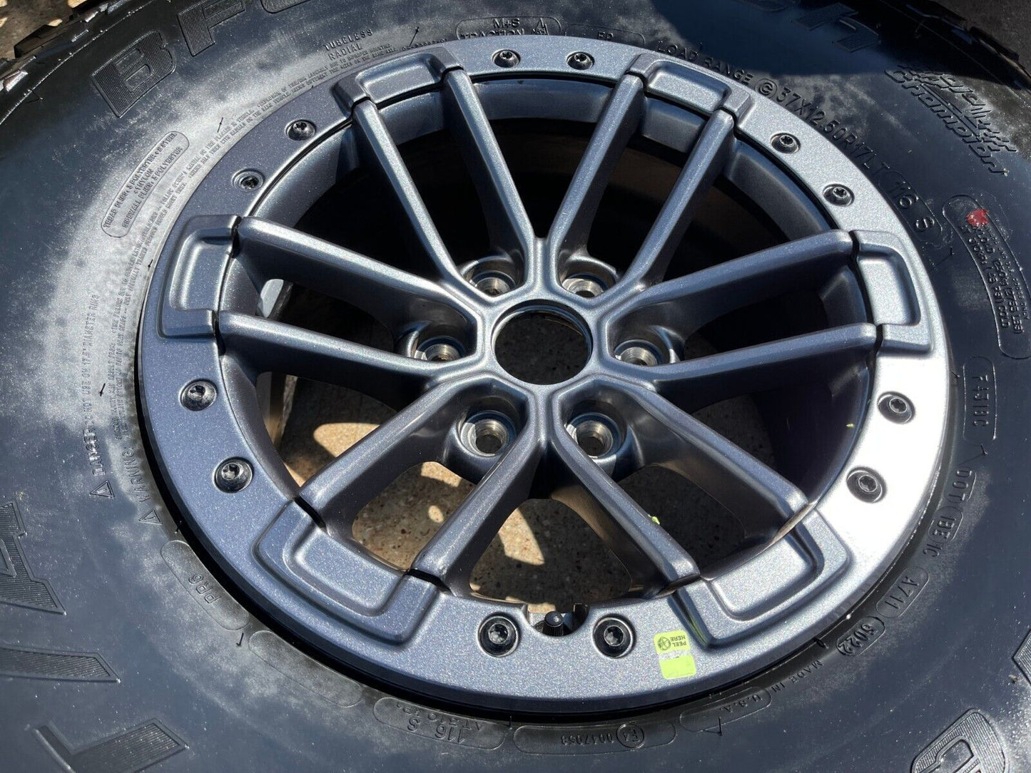 (5) 17" Ford F-150 Raptor OEM rims wheels TRUE BEADLOCK 96450 Expedition BFG 37"
