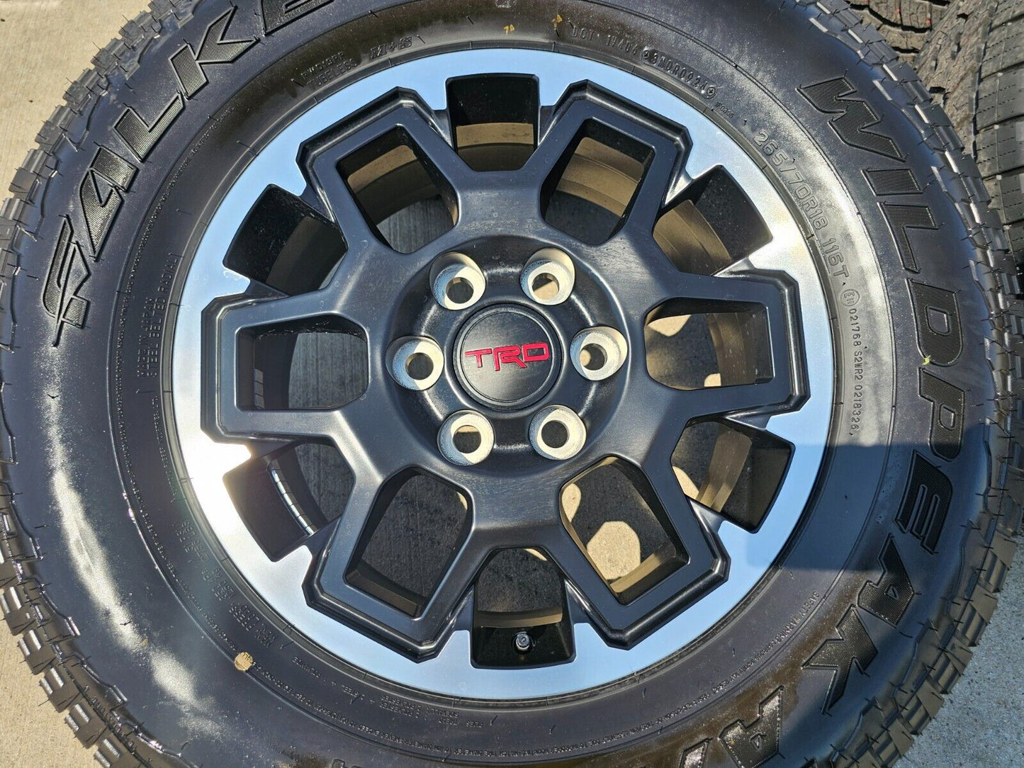 18" Toyota Tacoma 4Runner TRD OEM wheels rims tires 2024 2025
