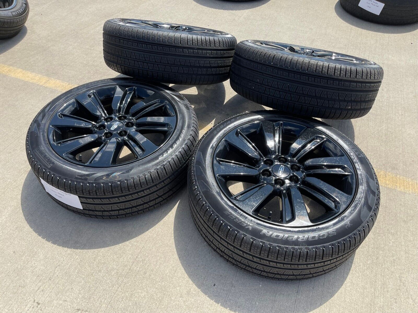 22" Lincoln Navigator OEM rims wheels Black Label 95384 10496 2022 2023 2024 NEW