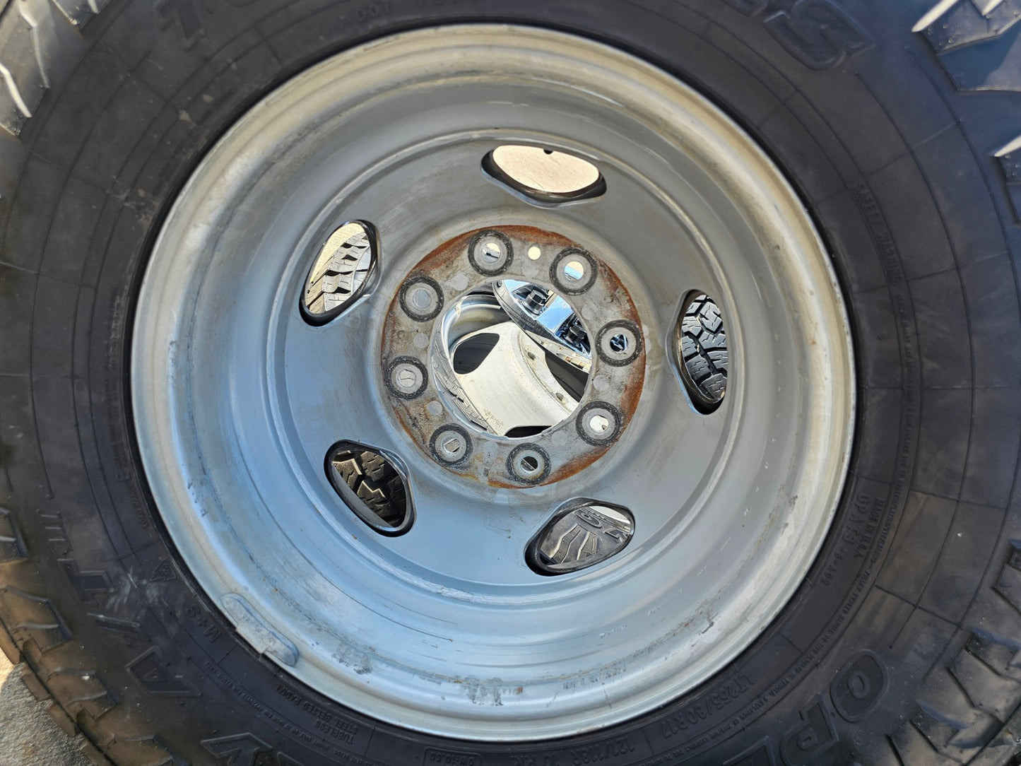 17" Chevy Silverado GMC Sierra 3500 Dually simulator rims wheels OEM 8094 TOYO