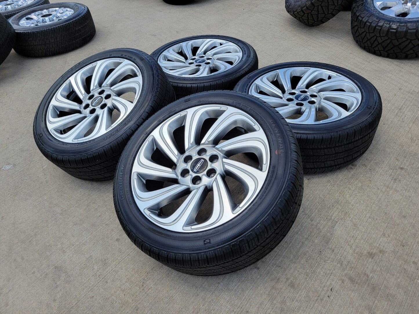 22" Lincoln Navigator OEM rims wheels tires RESERVE 10497 2023 2024 2025 NEW