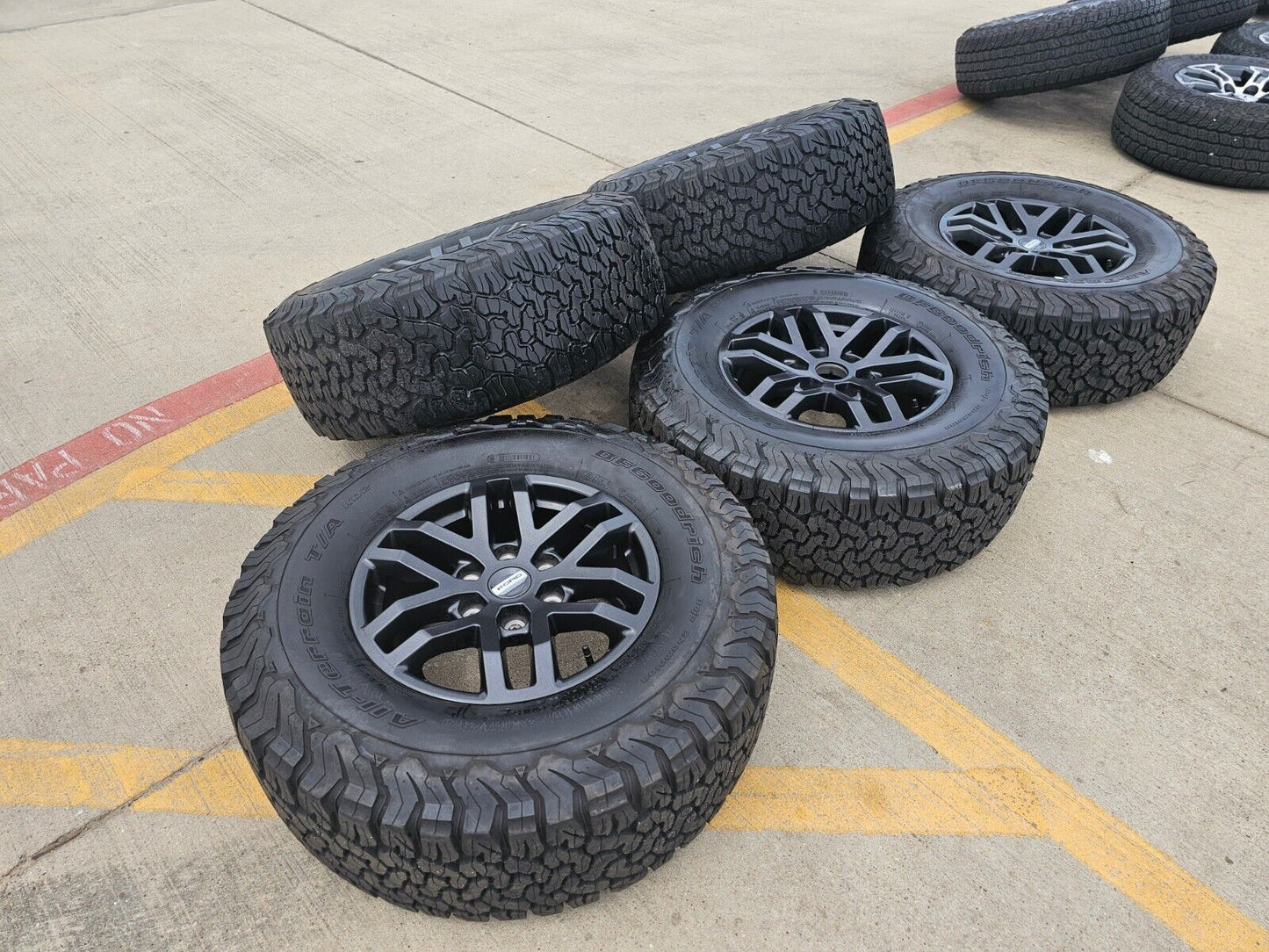 17" Ford Ranger Tremor OEM rims wheels 10431 tires 2022 2023 2024 2025 NEW BFG