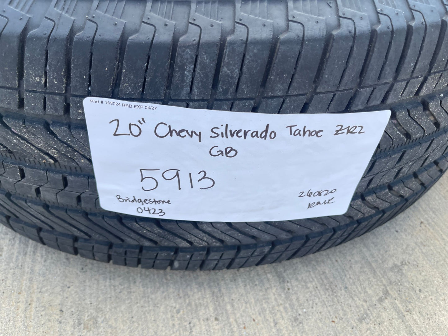 20" Chevy Silverado Tahoe Suburban ZR2 OEM SET wheels rims # 5913 1999-2027