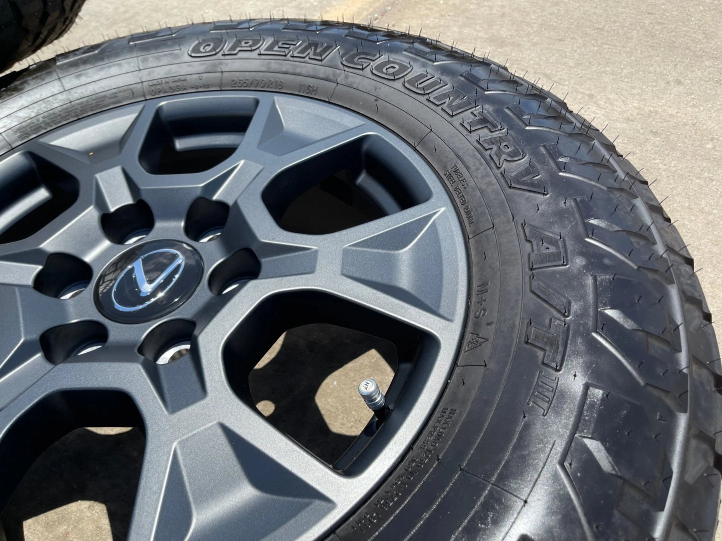 18" Lexus GX550 OEM wheels rims Toyota Land Cruiser Tundra Sequoia 2024 2025 NEW