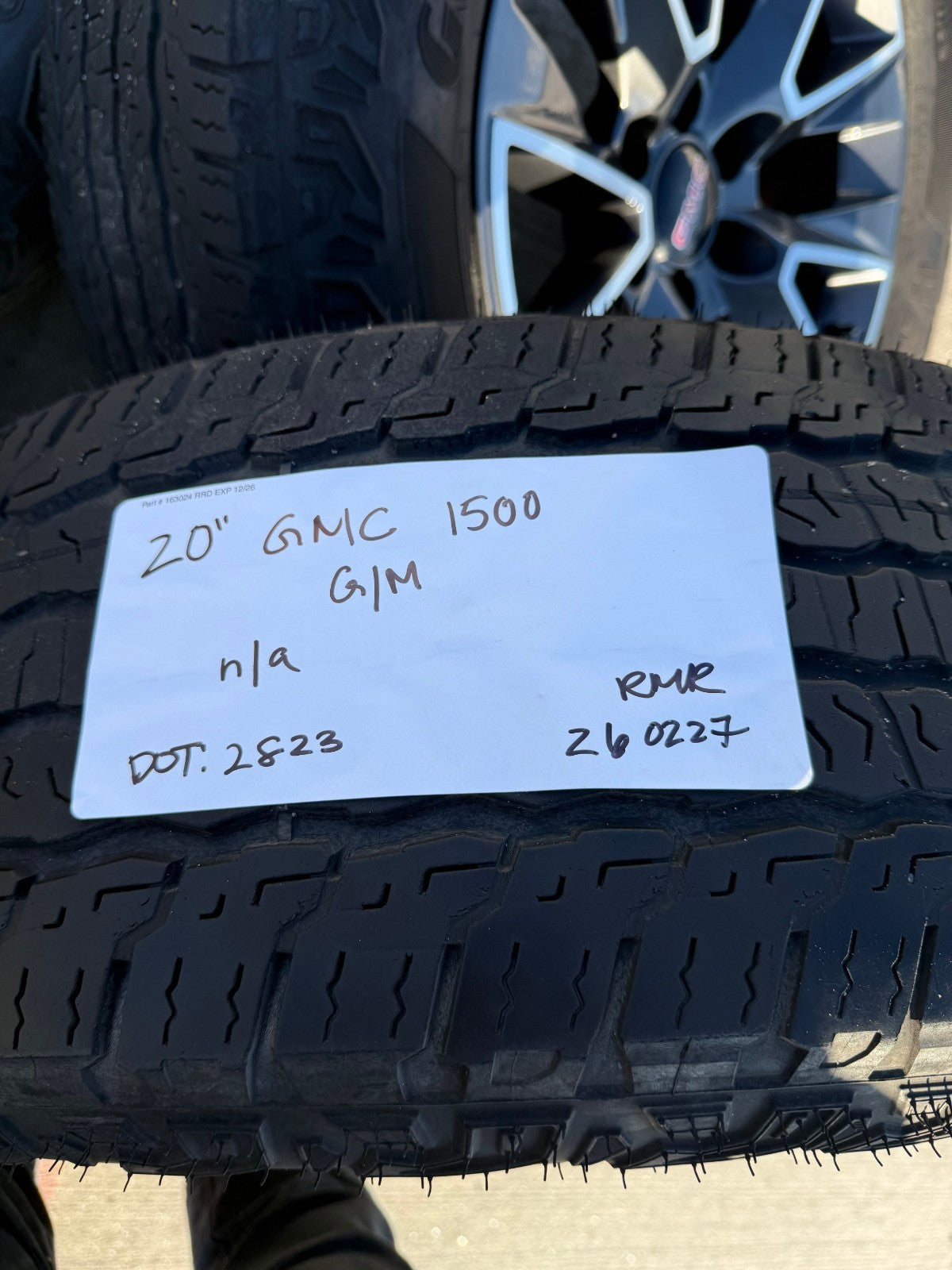 20" Chevy Tahoe Silverado OEM 5919 wheels rims GMC Yukon tires GOODYEAR
