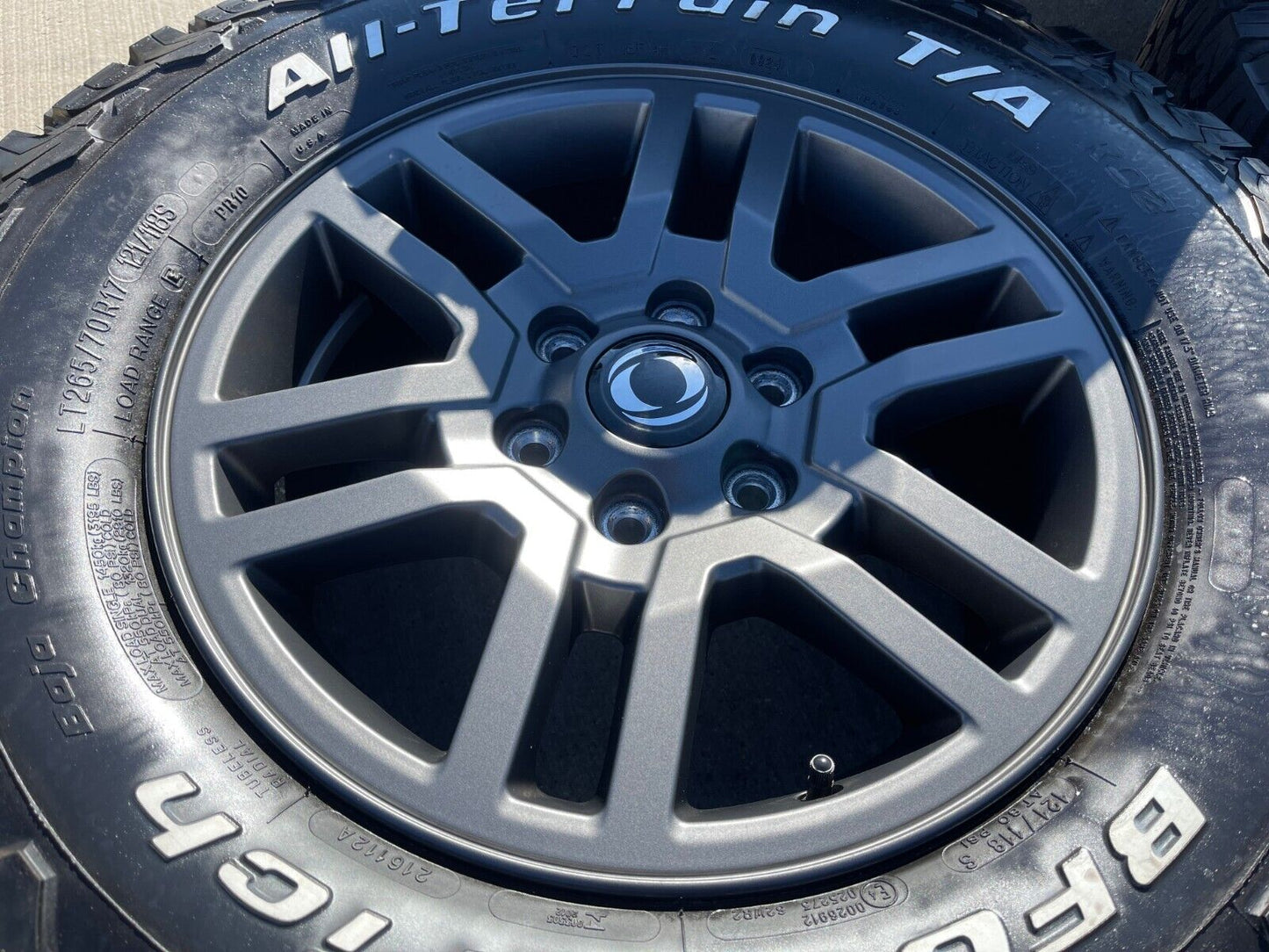 17" INEOS Grenadier OEM wheels rims tires 2023 2024 2025 2026 NEW BFG