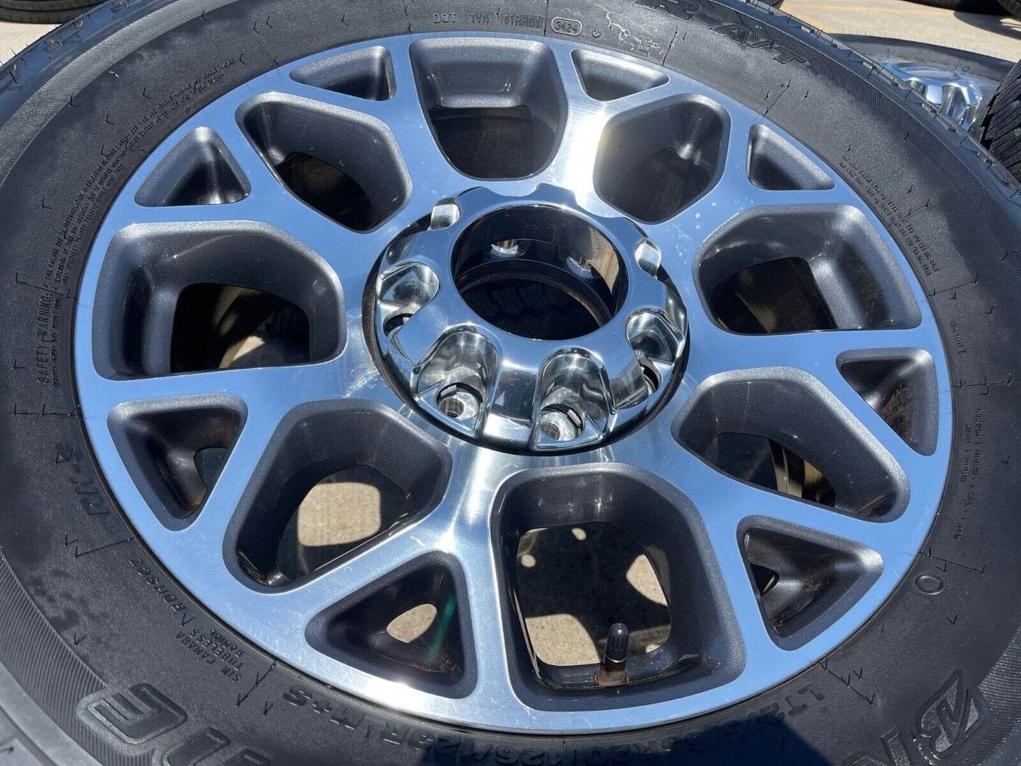 20" Ford F-250 F-350 OEM Lariat wheels rims 10292 tires 2021 2022 2023 2024 2025