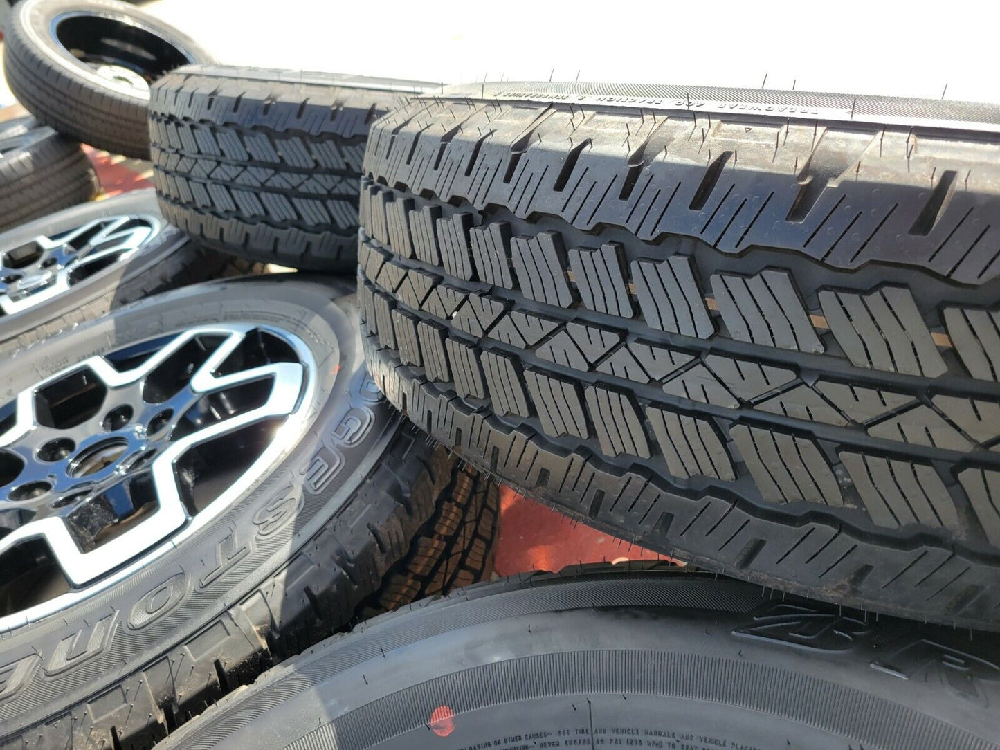 18" Ford Bronco wheels rims tires black 95213 Ranger tires 2023 2024 2025 NEW