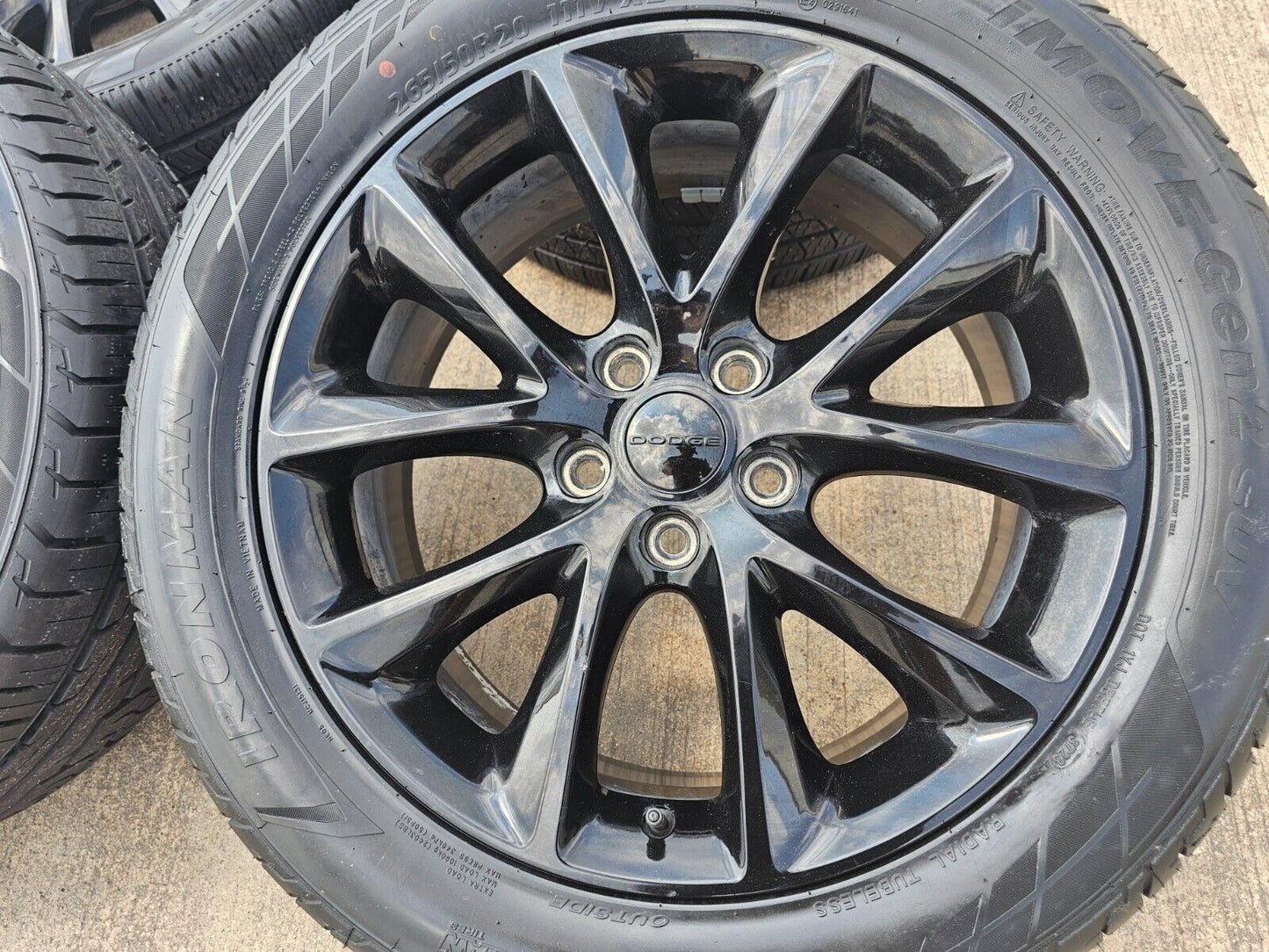20" Dodge Durango Jeep Grand Cherokee OEM wheels rims 2496 tires