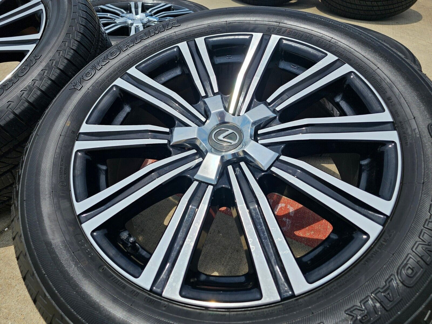 21" Lexus LX570 Toyota Land Cruiser OEM 74341 wheels rims tires 5x150