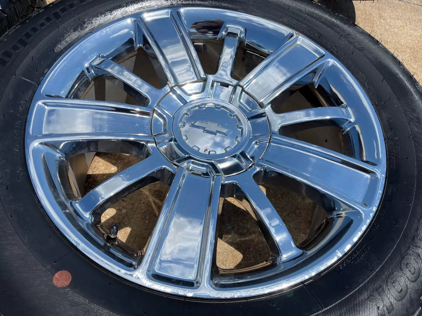 20" Chevy Silverado Tahoe OEM wheels rims 5653 CHROME tires