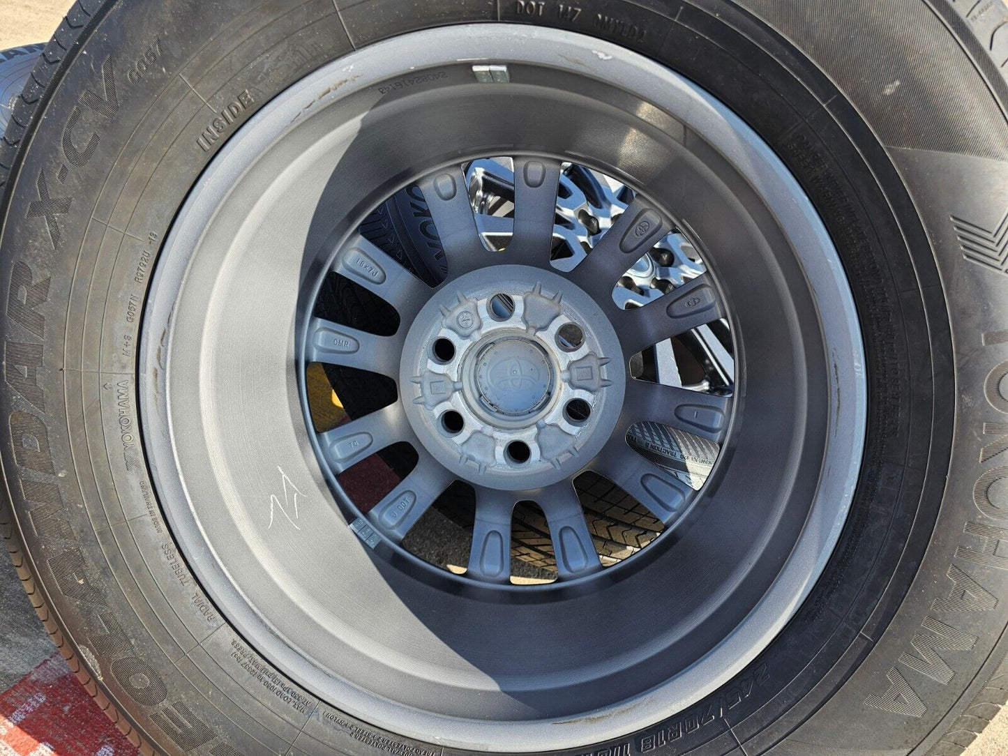 18" Toyota Land Cruiser OEM wheels rims tires Tundra Sequoia 2023 2024 2025 NEW