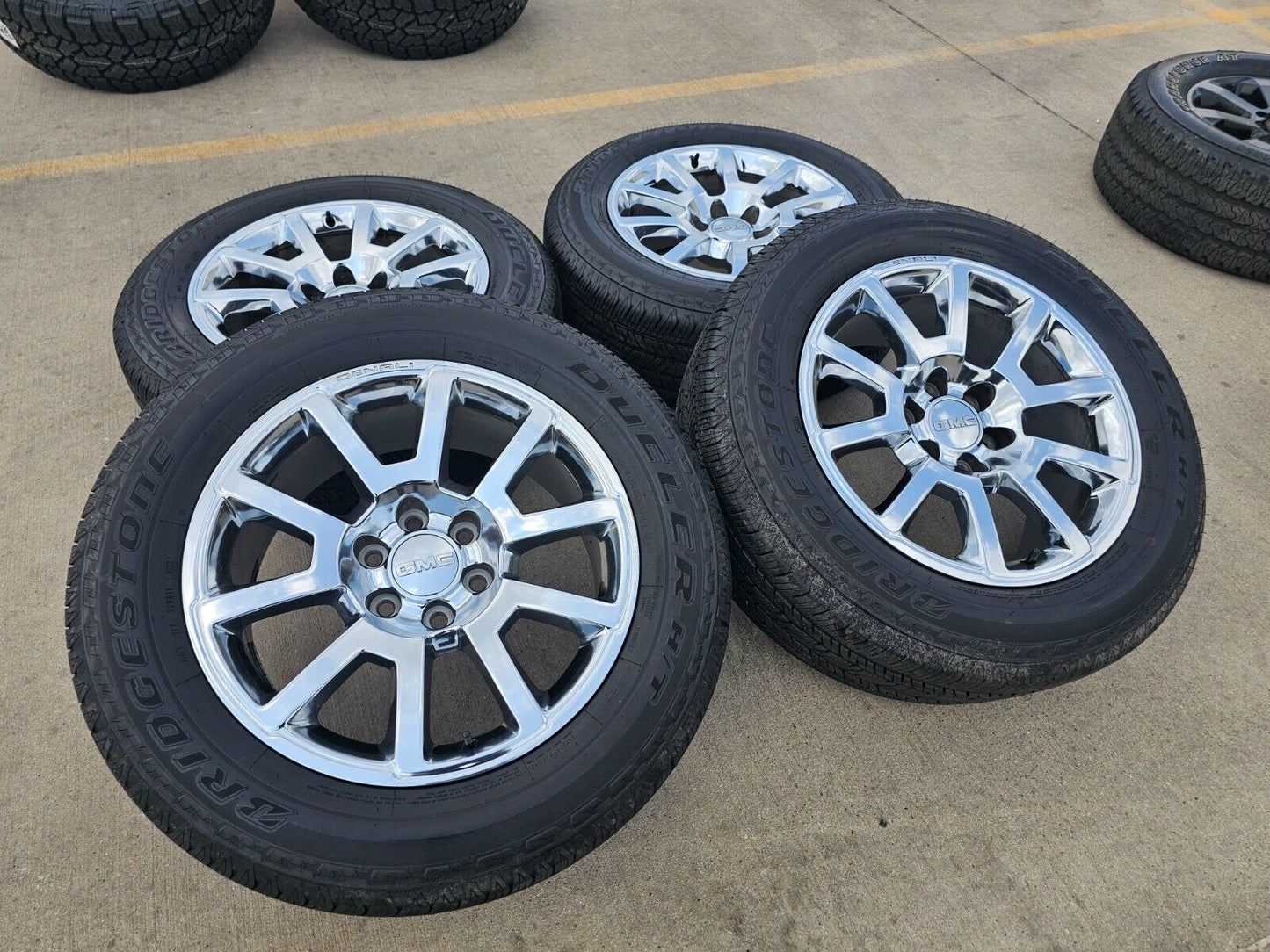 20" GMC Sierra Yukon Denali OEM CHROME wheels rims 5644 tires