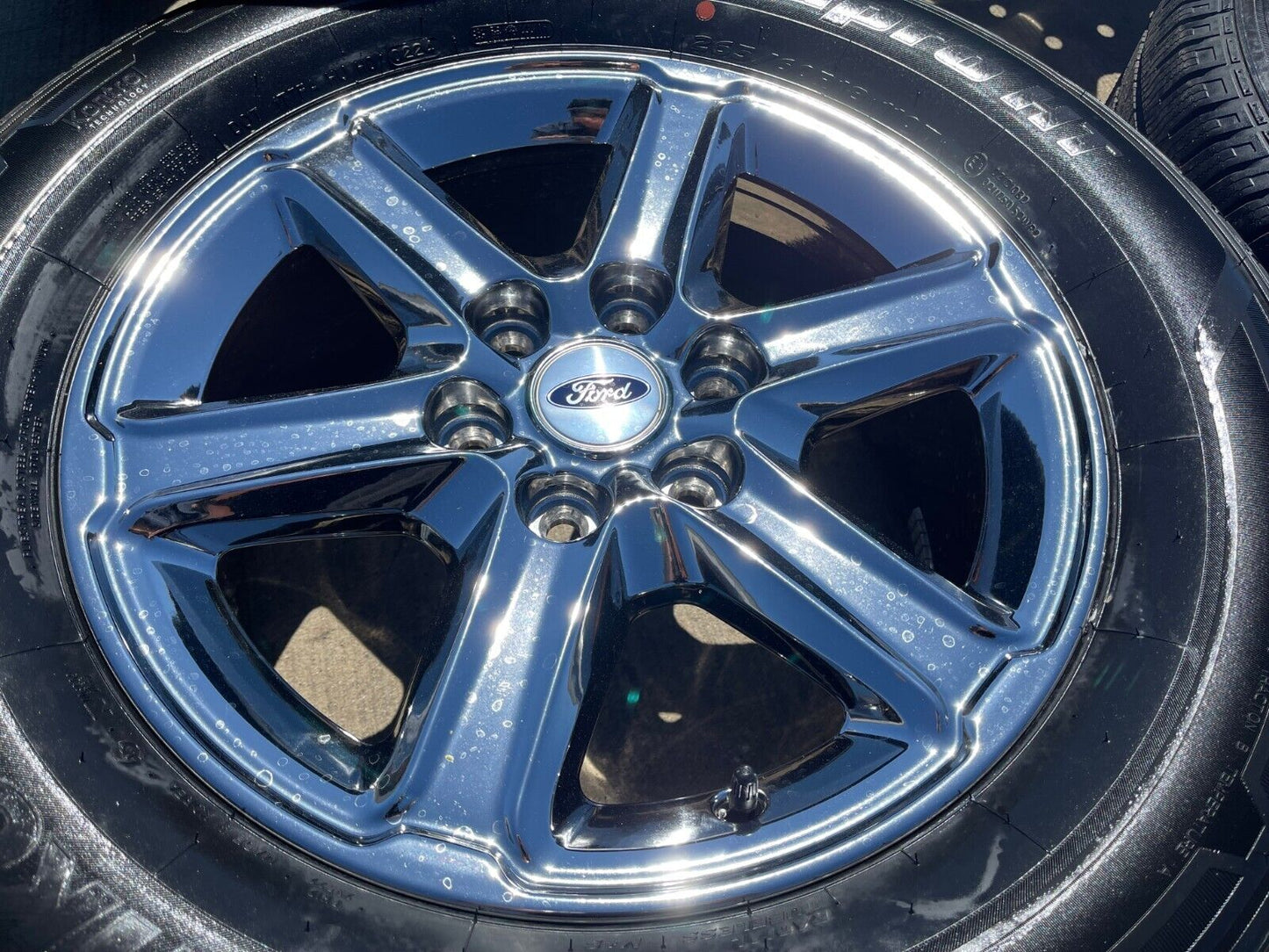 18" Ford F-150 Expedition OEM chrome rims wheels tires 2024 2025 NEW