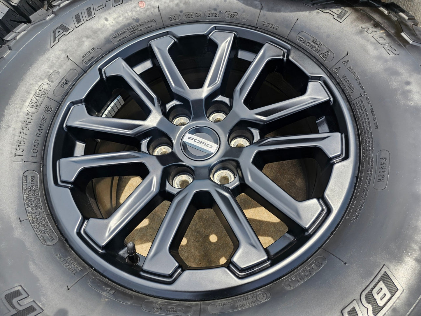 17" Ford F-150 Raptor OEM rims wheels Bronco 2023 2024 2025 2026 NEW BFG