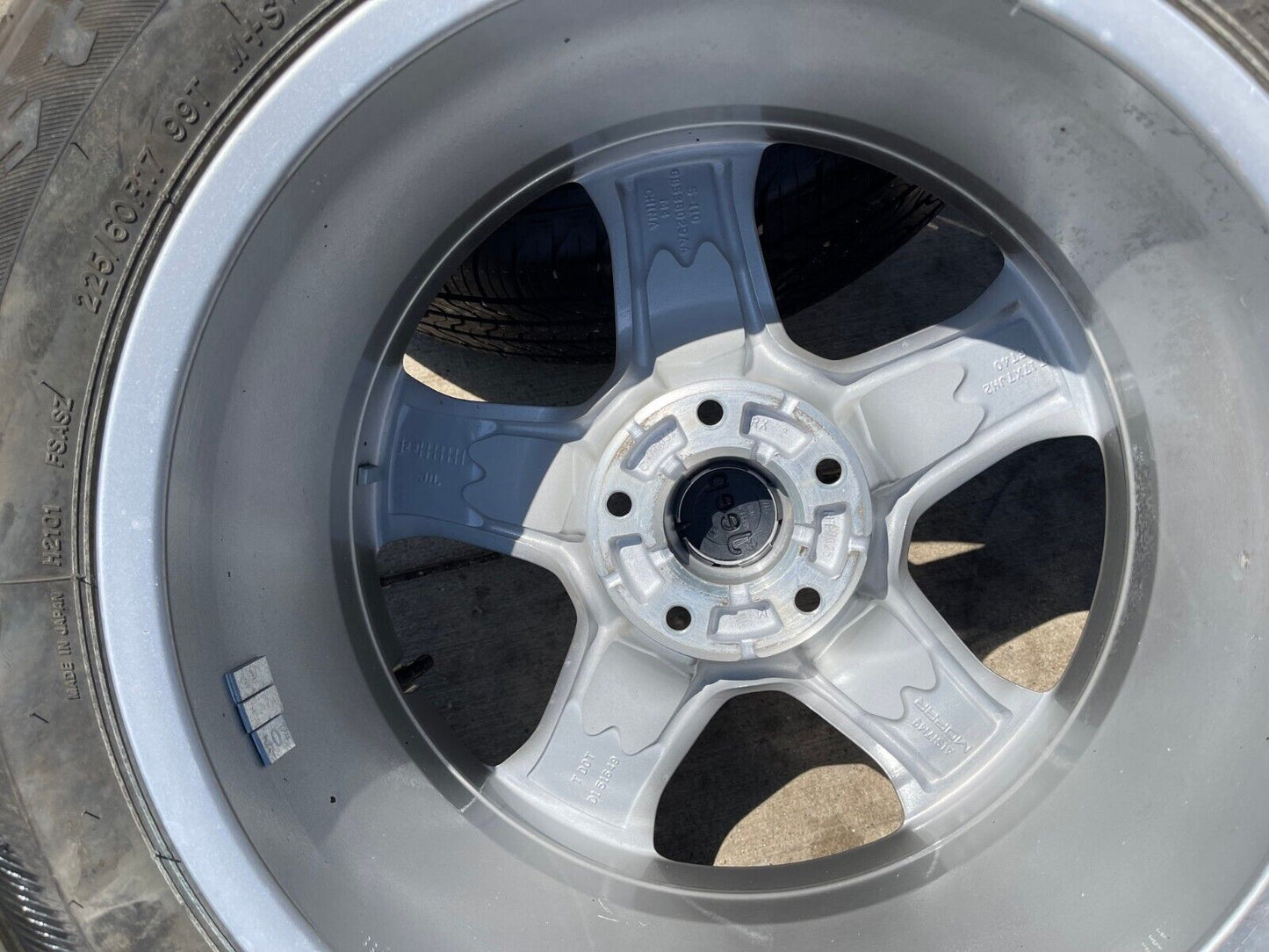17" Jeep Cherokee Compass wheels rims OEM Renegade tires