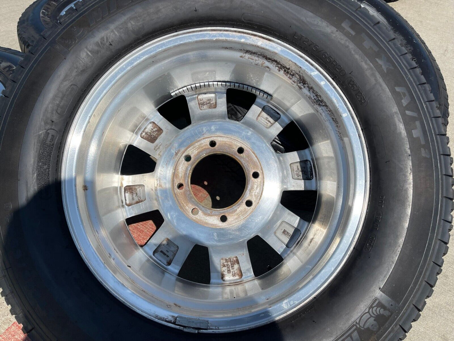 20" Ford F-250 F-350 Platinum OEM rims wheels 10103 tires MICHELIN