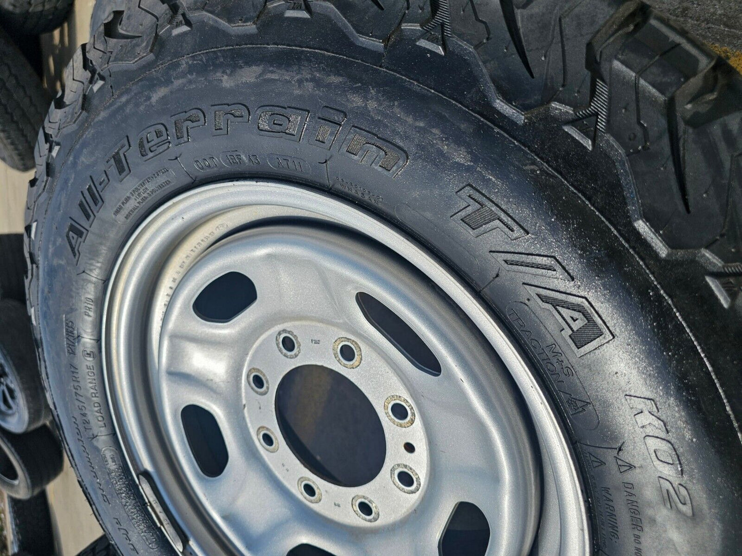 17" Ford F-250 F-350 OEM 3828 wheels rims tires BFG KO2 A/T