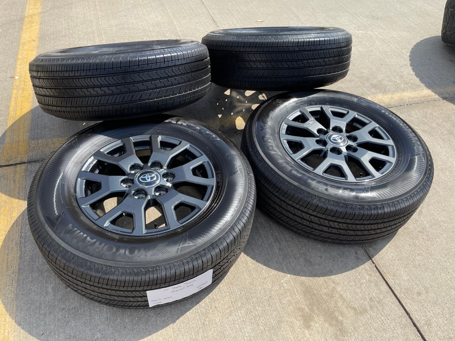 17" Toyota 4Runner Tacoma TRD OEM 42611 wheels rims tires 2024 2025 2026 NEW