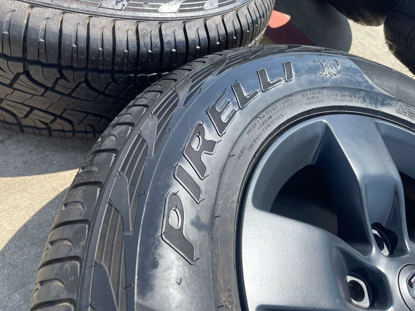 17" Dodge Ram 1500 OEM REBEL wheels rims A/T tires 2448 2020 2021 2022 2023 NEW