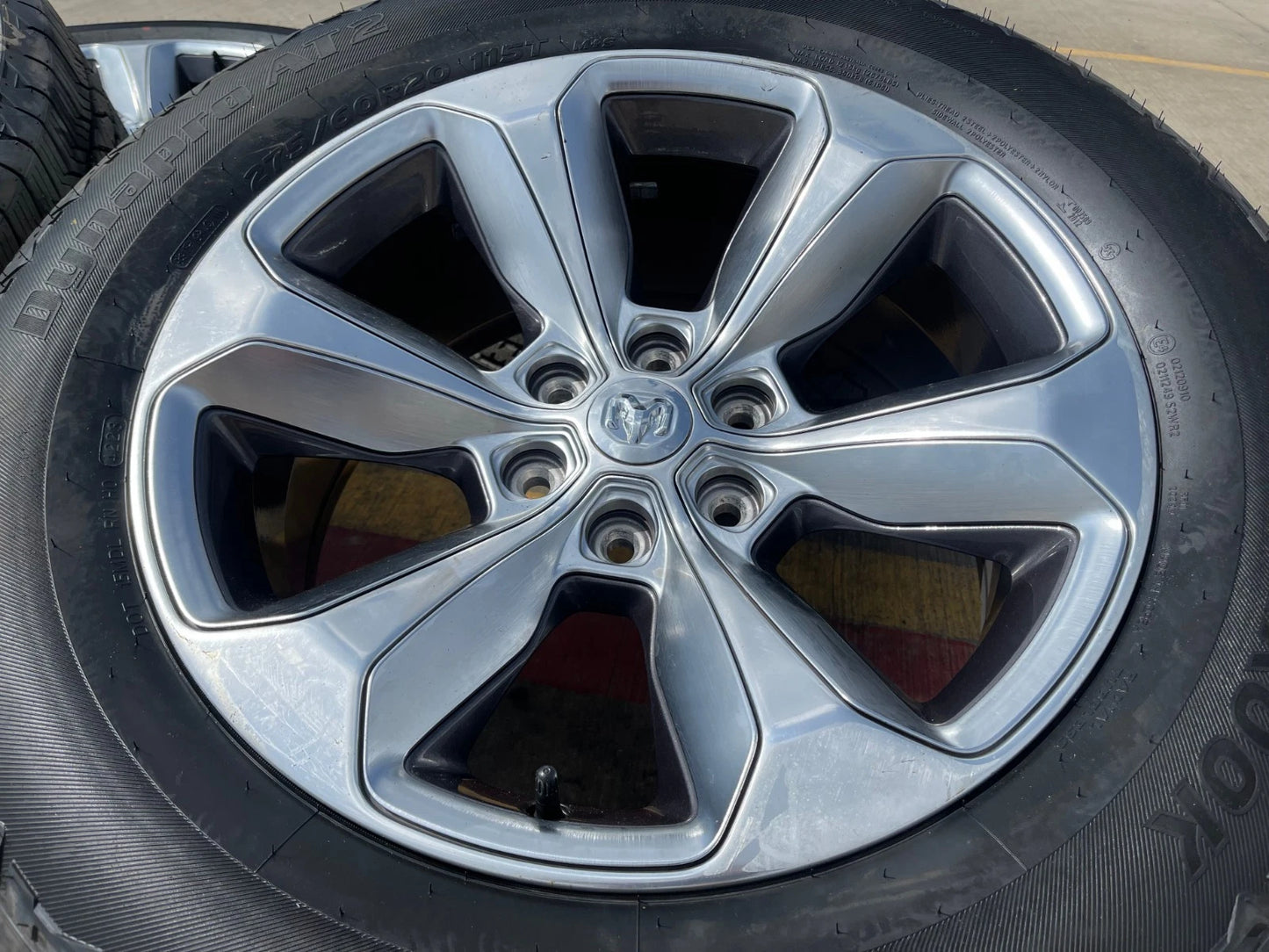 20" Dodge Ram 1500 OEM Laramie wheels rims 2681 tires HANKOOK