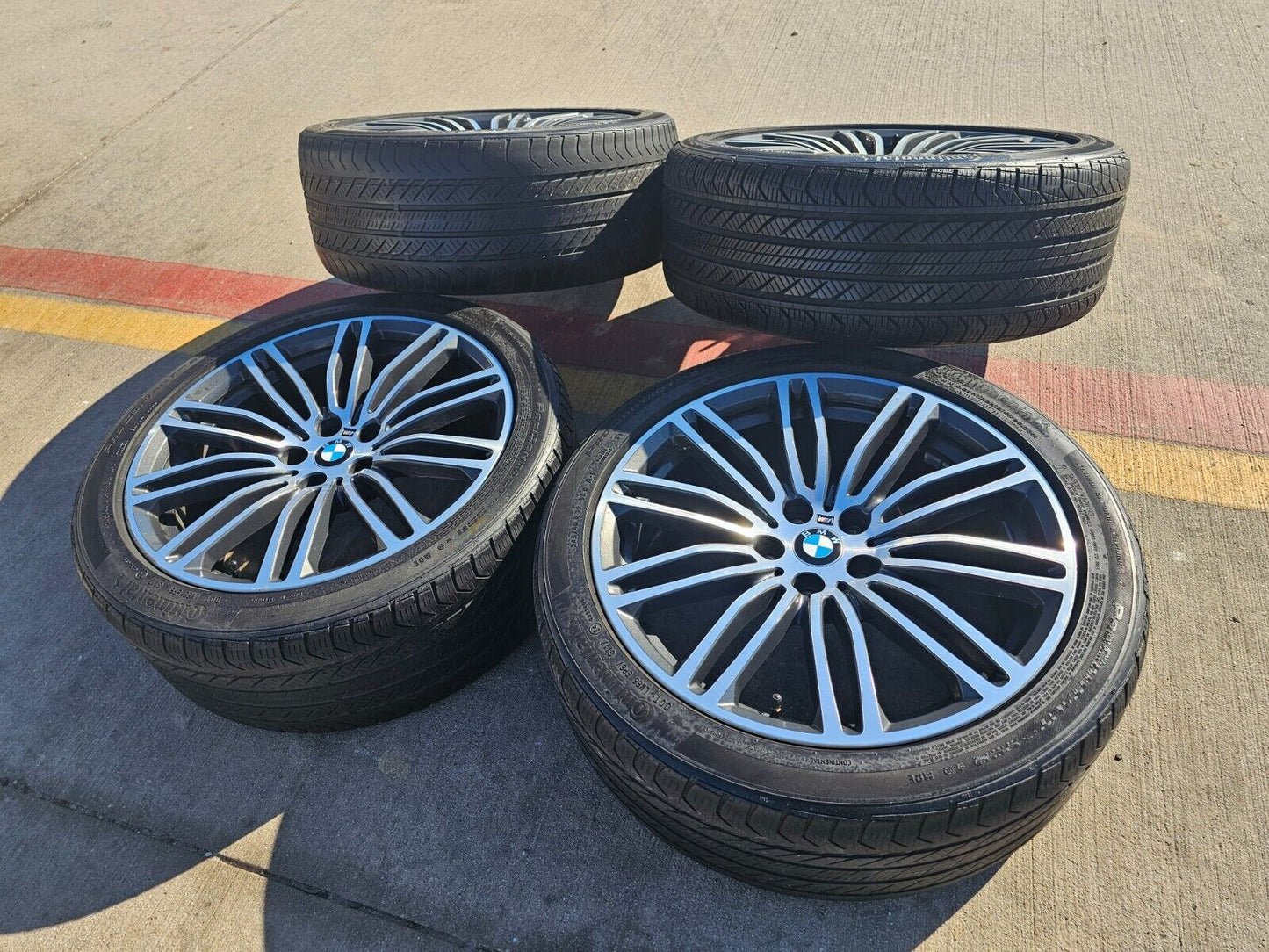 19" BMW OEM 540i 530i 6 7 8 650i Series wheels rims 86328 tires