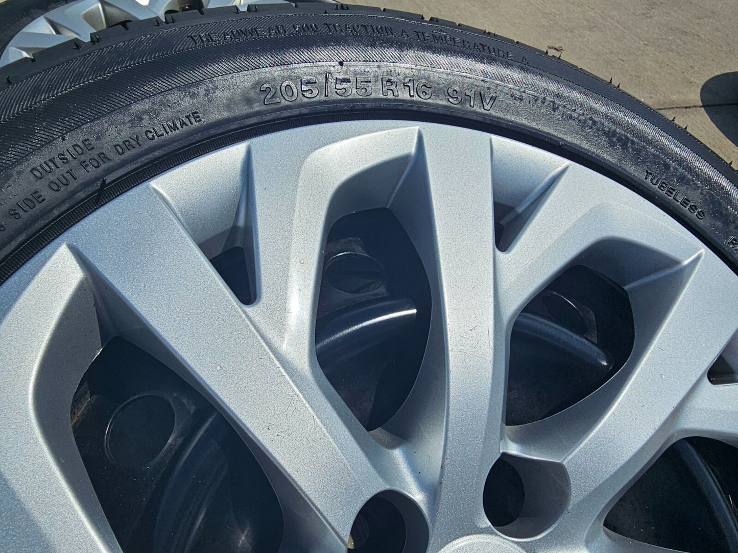 16" Toyota Corolla OEM wheels rims 75253 tires 2021 2022 2023 2024