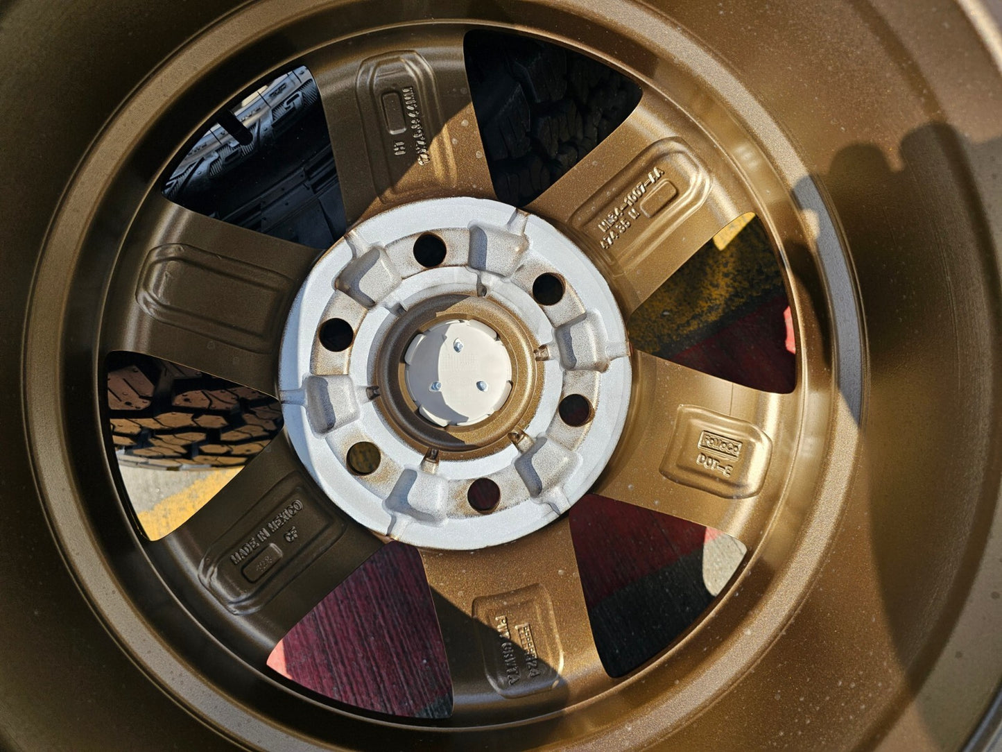 17" Ford F-150 OEM BRONZE Tremor rims wheels tires 10339 A/T 2024 2025 NEW