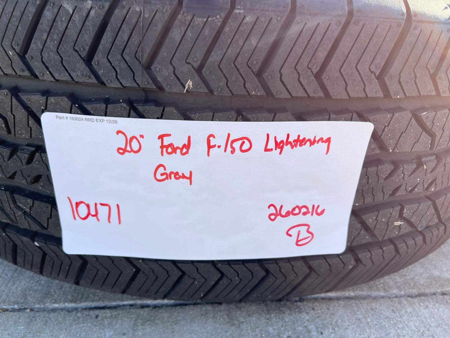 20" Ford F-150 LIMITED OEM rim wheel tire 10471 Expedition 2025 2026 HANKOOK NEW