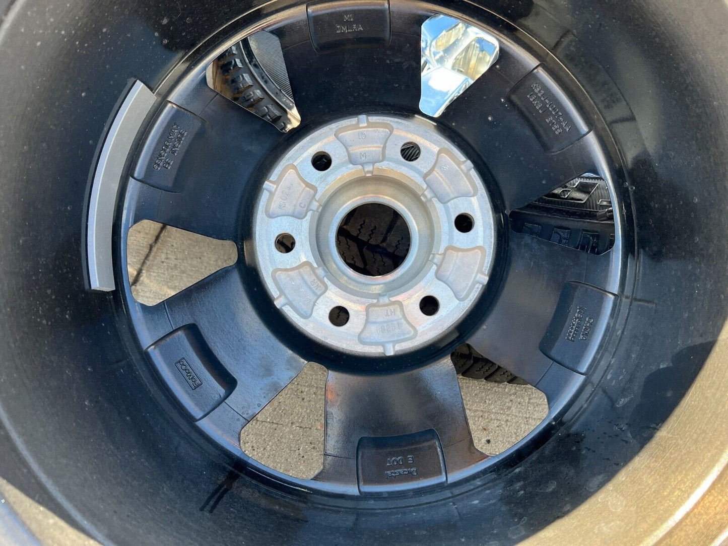 (1) 18" Ford Bronco BADLANDS OEM black wheel rim 10282 Ranger Spare tire