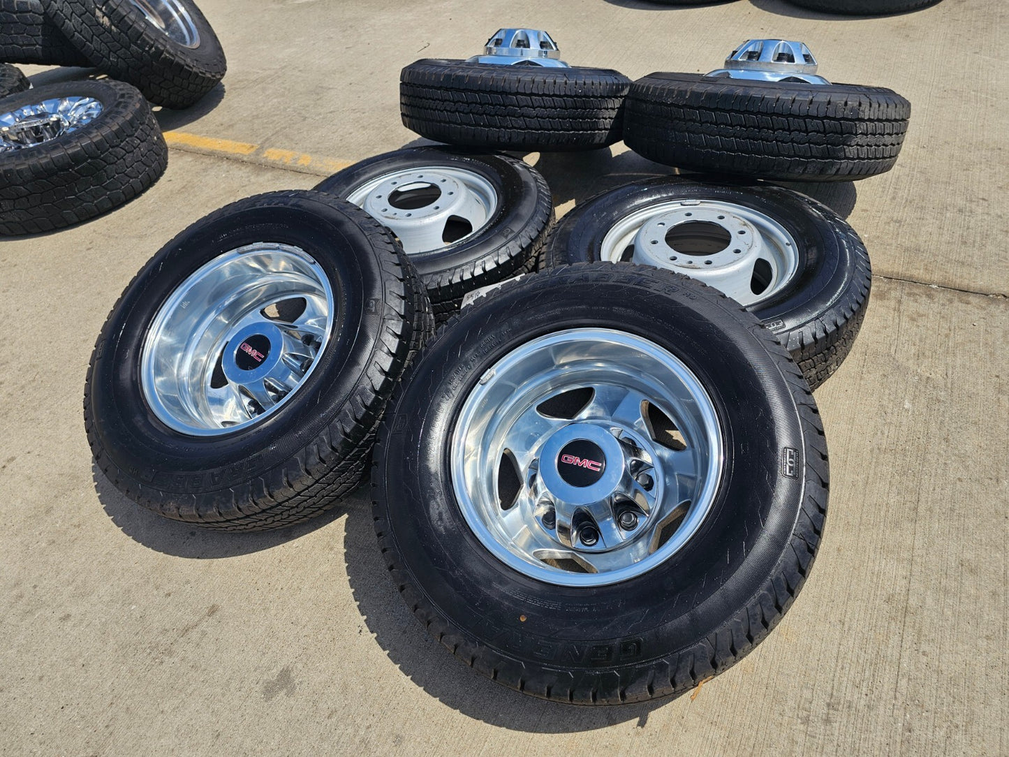 17" Chevy Silverado GMC Sierra 3500 Dually rims wheels OEM 5519 5520 GENERAL