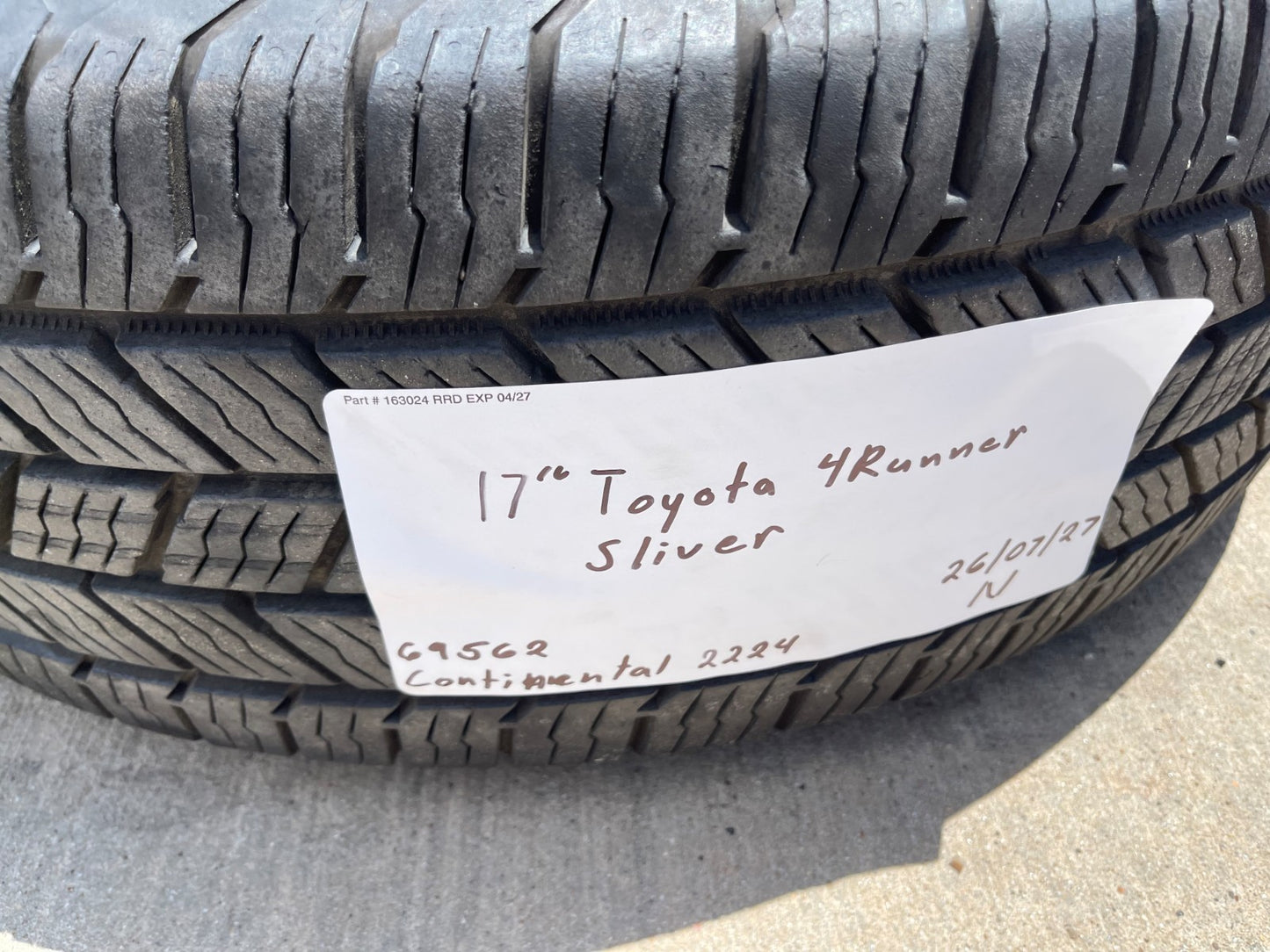 17" Toyota Tacoma 4Runner OEM 69562 wheels rims tires DISCOUNTED