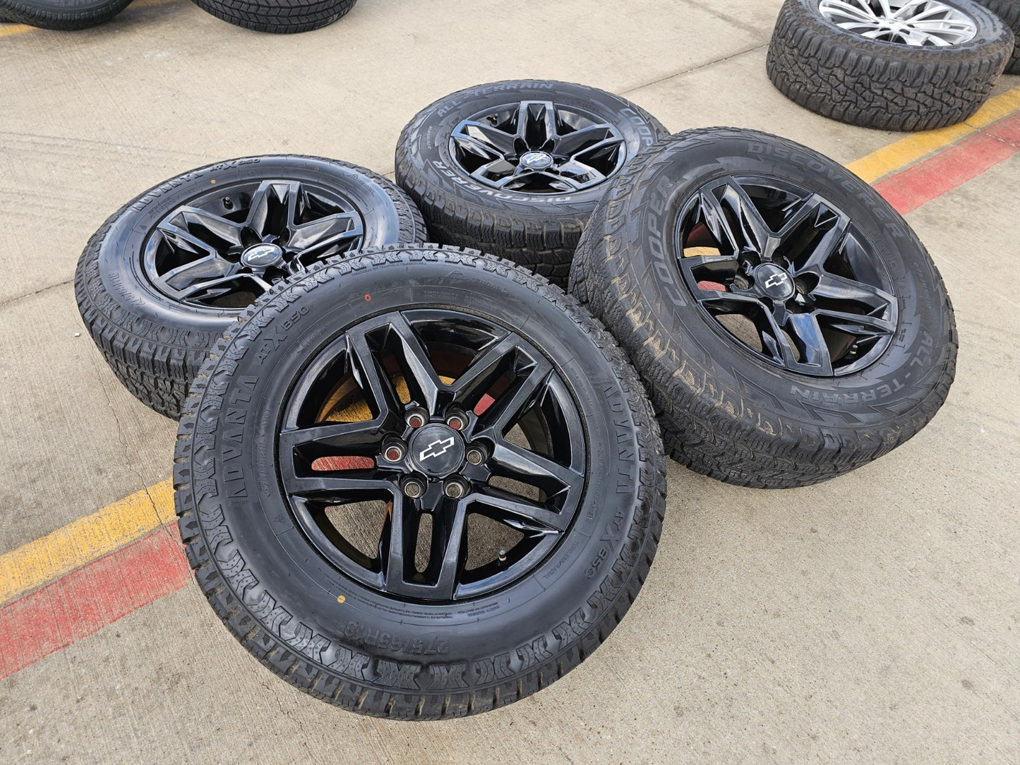 18" Chevy Silverado Tahoe Z71 ZR2 OEM 5911 wheels rims tires