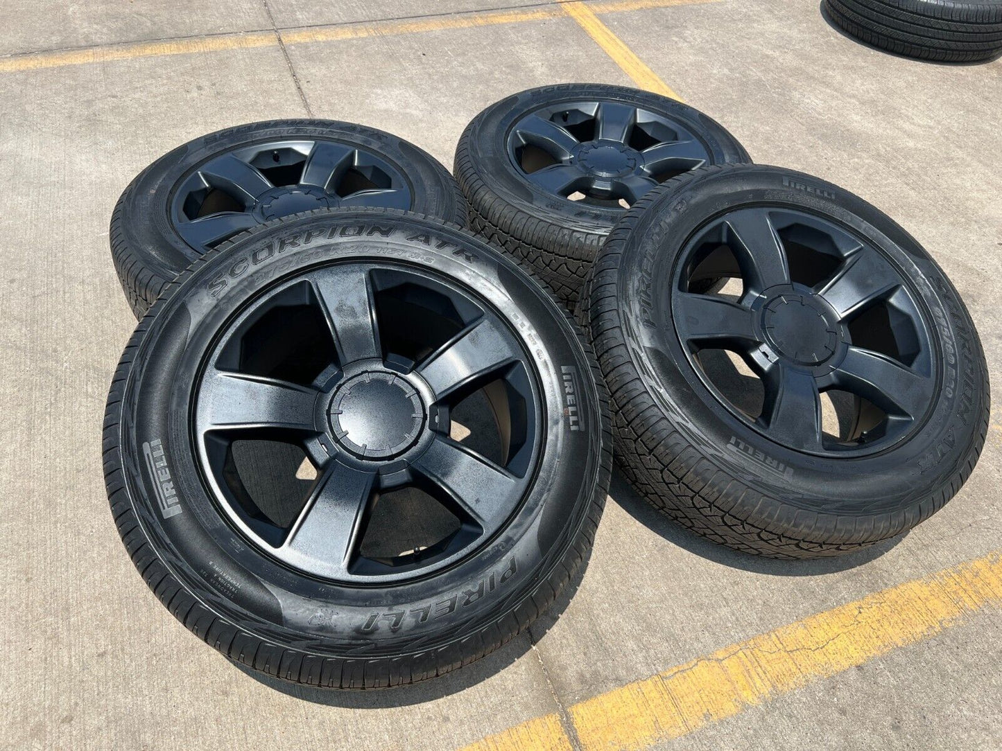 20" Chevy Silverado Tahoe OEM Replica wheels rims black 2017 2018 2019 2020 5651