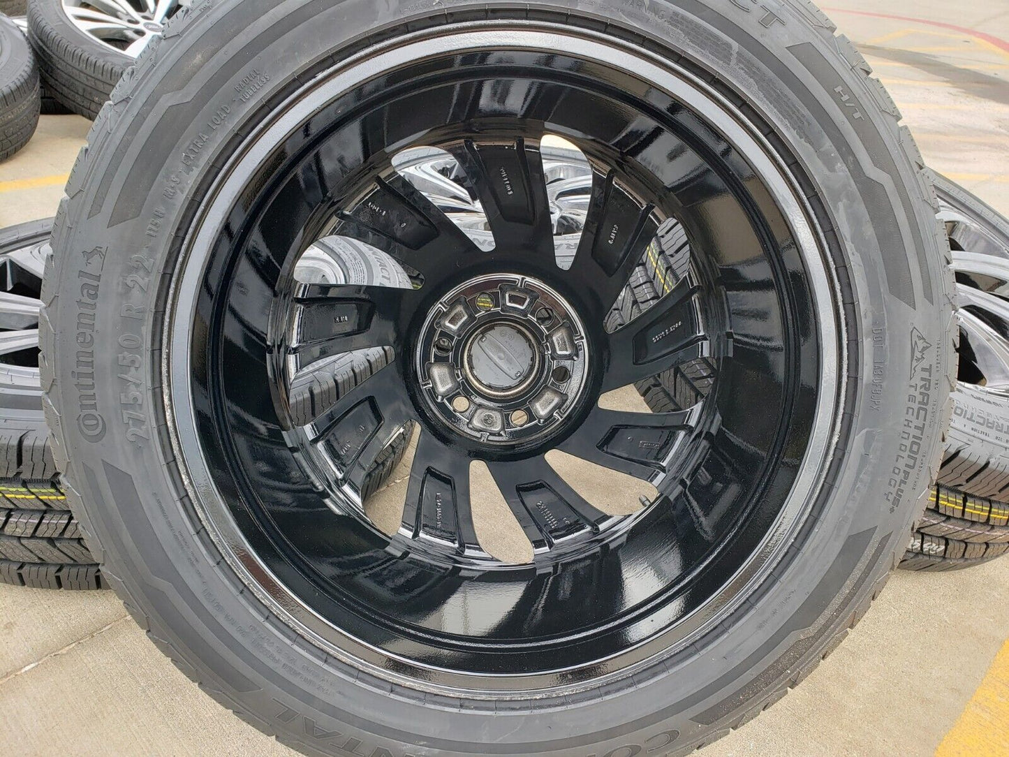 22" Lincoln Navigator OEM rims wheels 10497 Black Label tires NEW