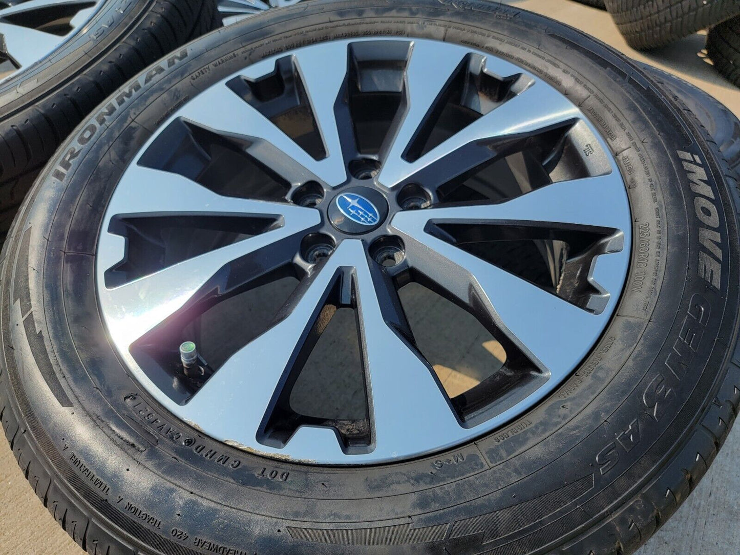 18" Subaru Outback Legacy Forester OEM wheels rims 68826 tires