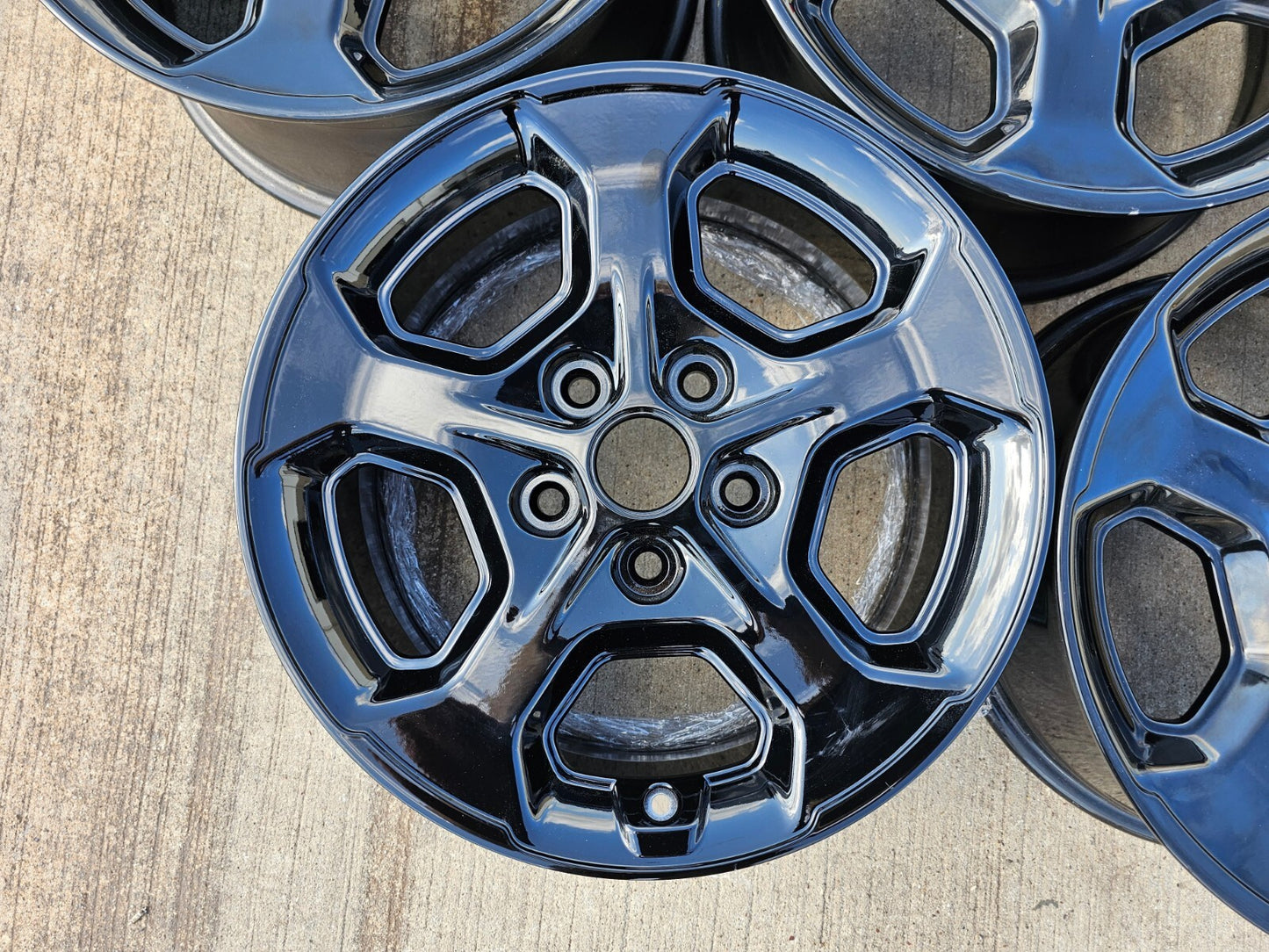 17" Jeep Wrangler Gladiator Rubicon OEM 9236 wheels rims 2021 2022 2023 2024 NEW