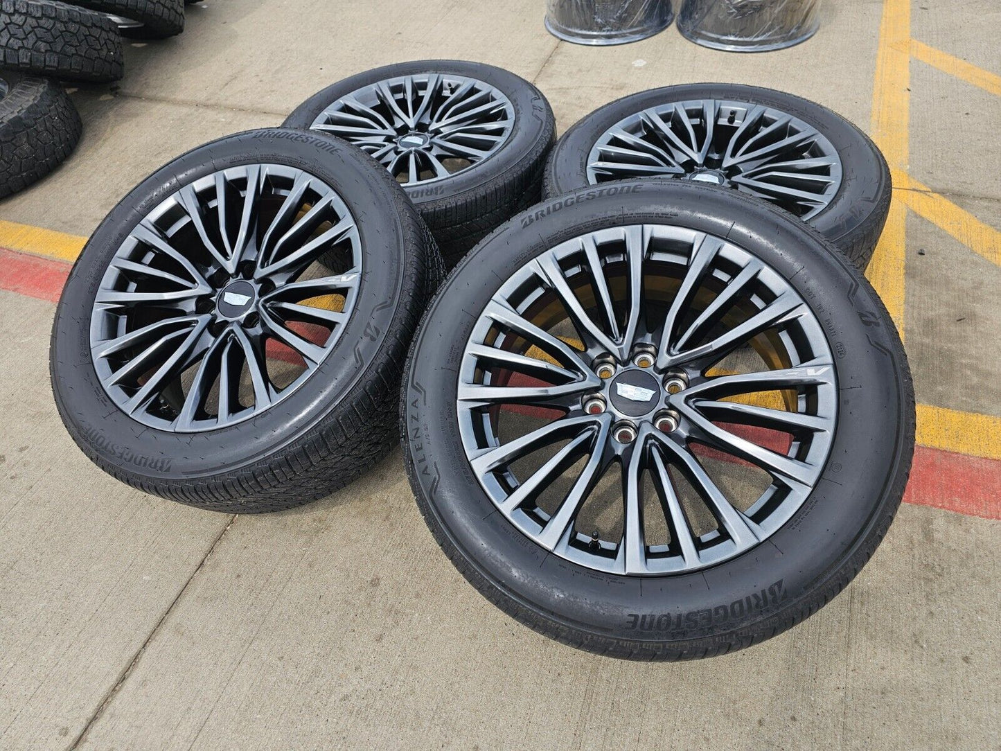 22" Cadillac Escalade V Platinum OEM 4883 wheels rims 2022 2023 2024 2025
