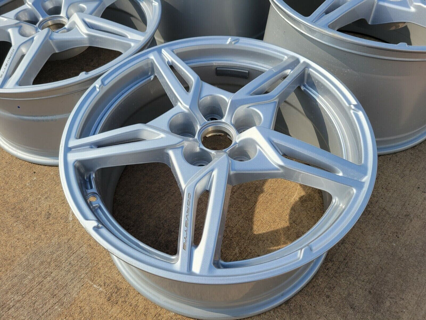 19" + 20" Chevy Corvette C8 OEM wheels rims 14007 14008 2022 2023 2024 2025 NEW