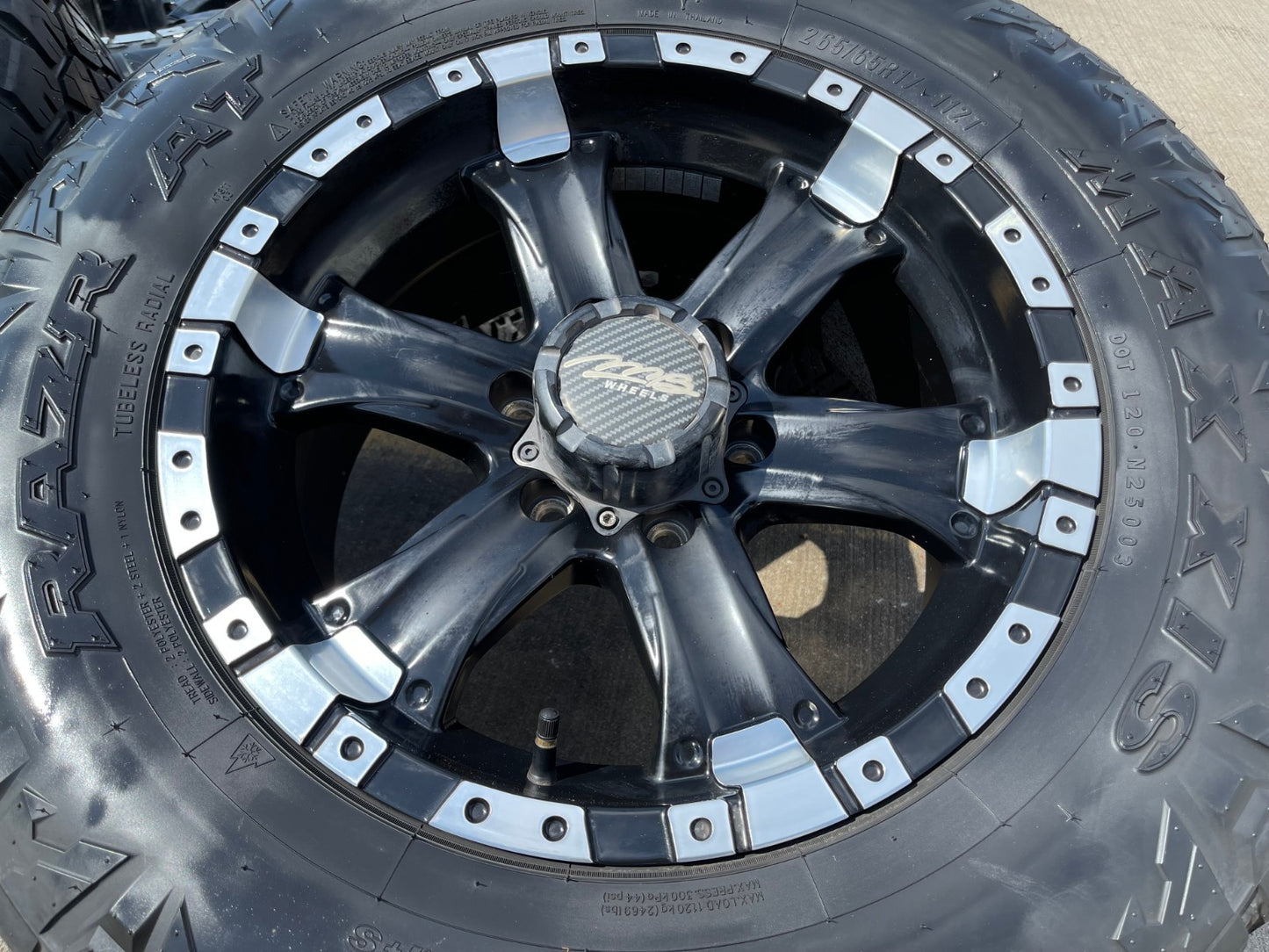 17" 17x8.5 MB Chaos Ford Expedition F-150 6x135 wheels rims tires