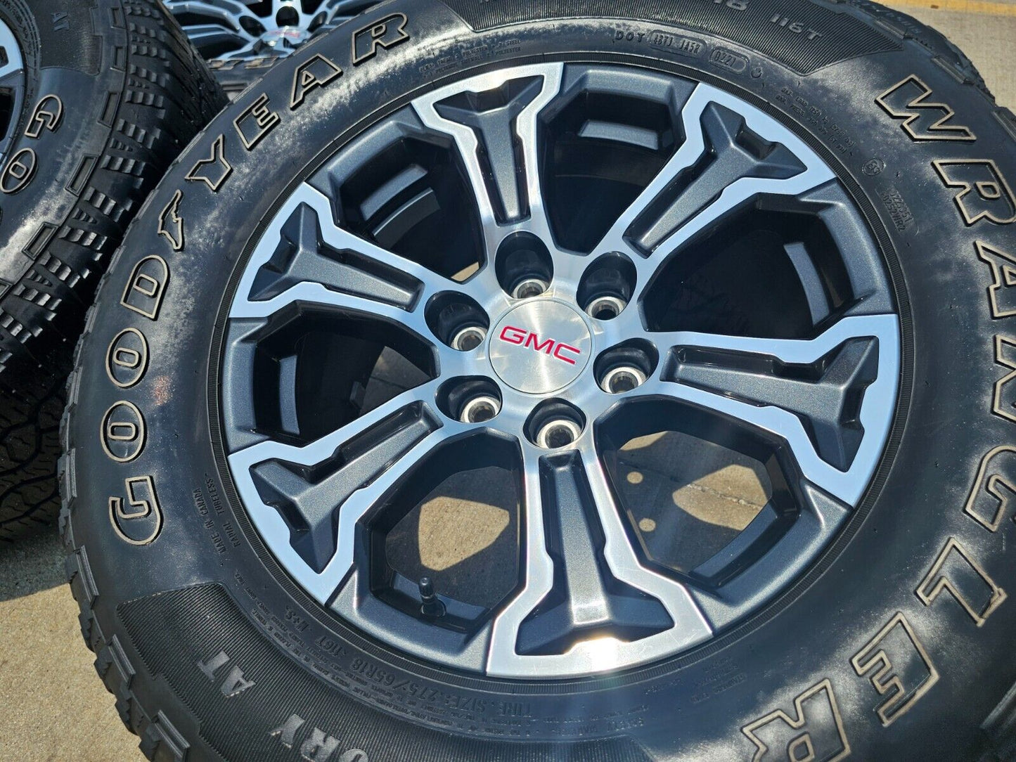 18" GMC Sierra AT4 Chevy Silverado OEM 5910 wheels rims 2022 2023 2024 2025 NEW