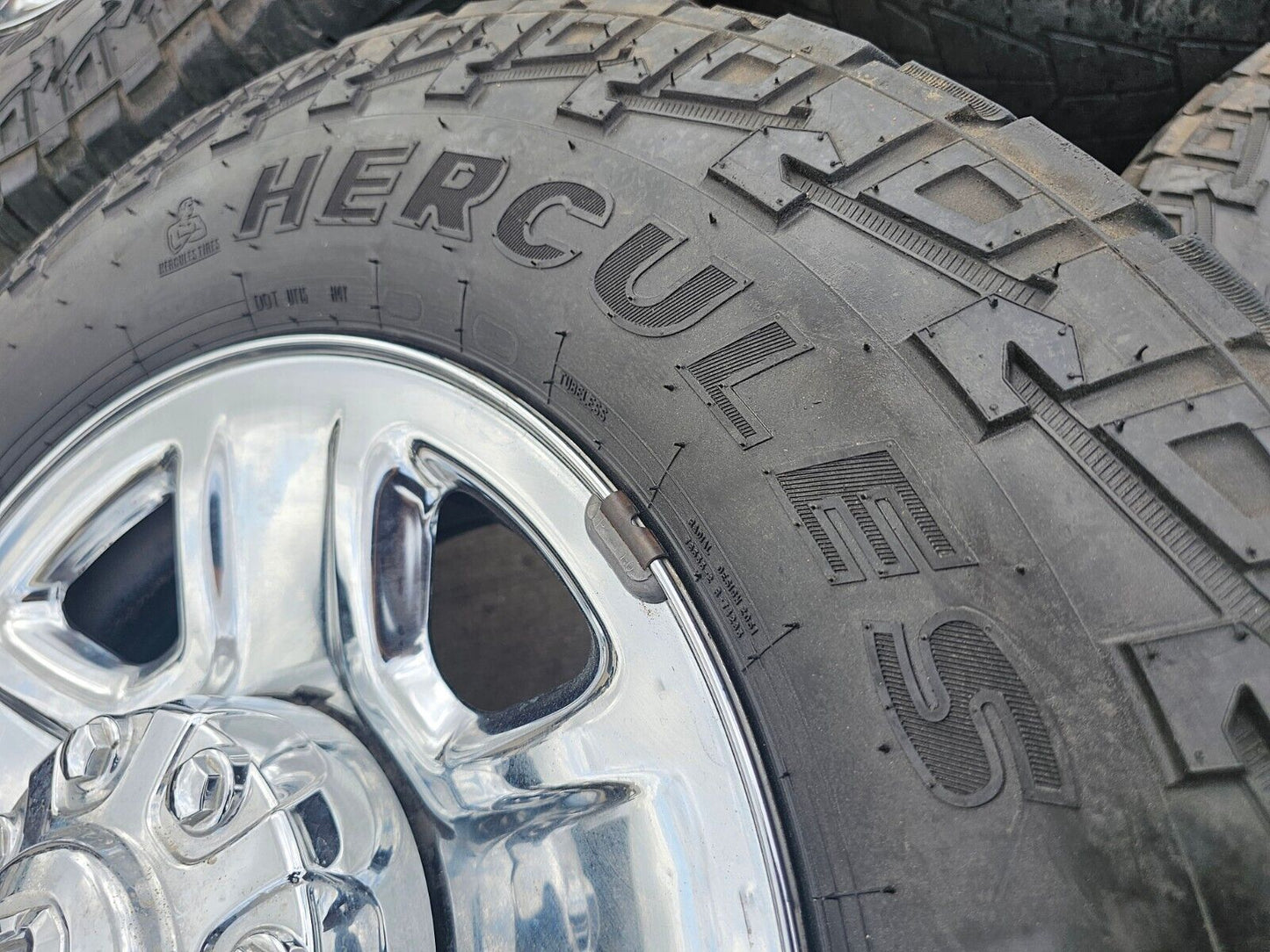18" Dodge Ram 2500 3500 STEEL chrome OEM 2473 wheels rims tires HERCULES